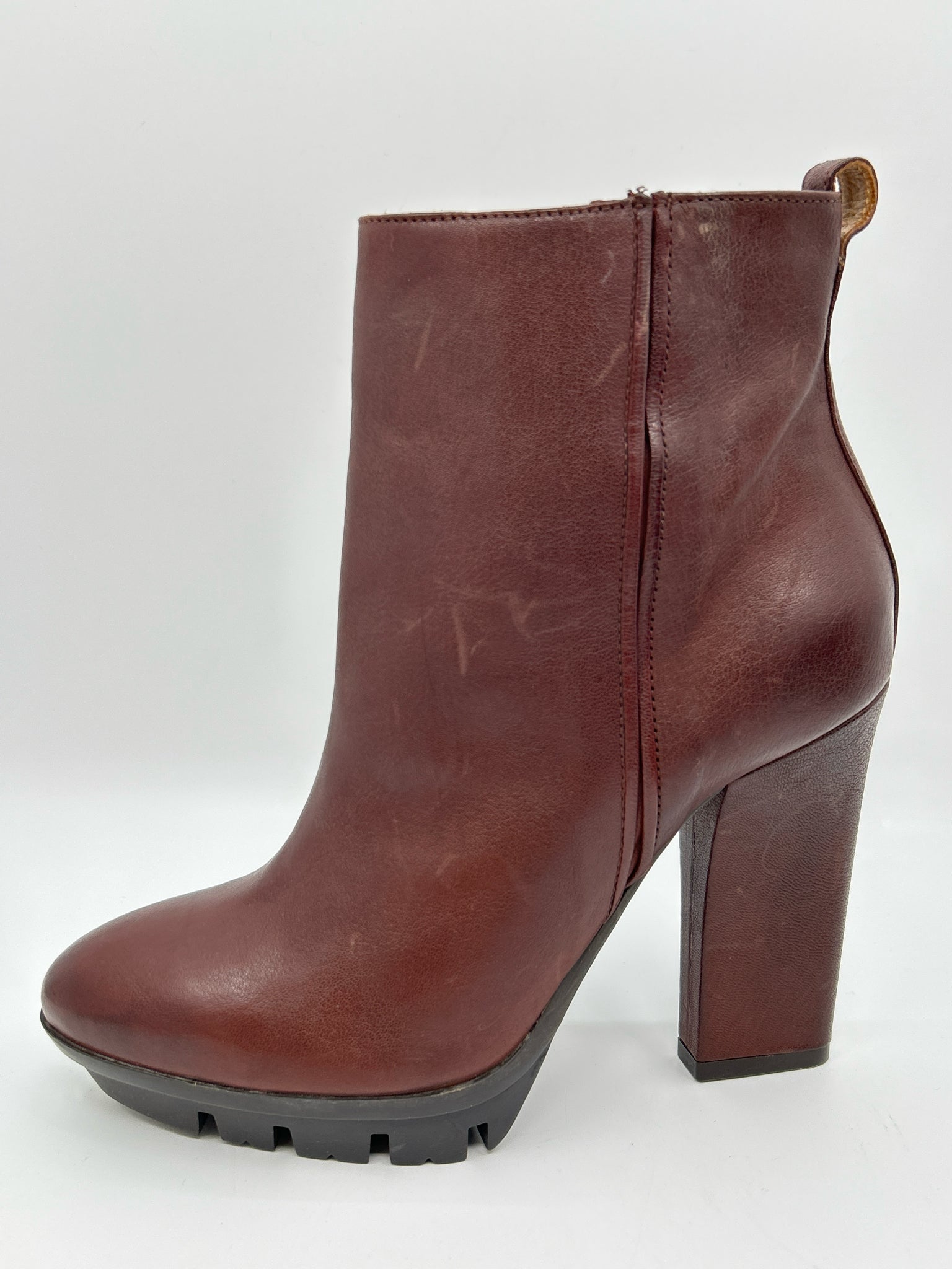 ALBERTO FERMANI Size 41 Brown Women Booties NWOB