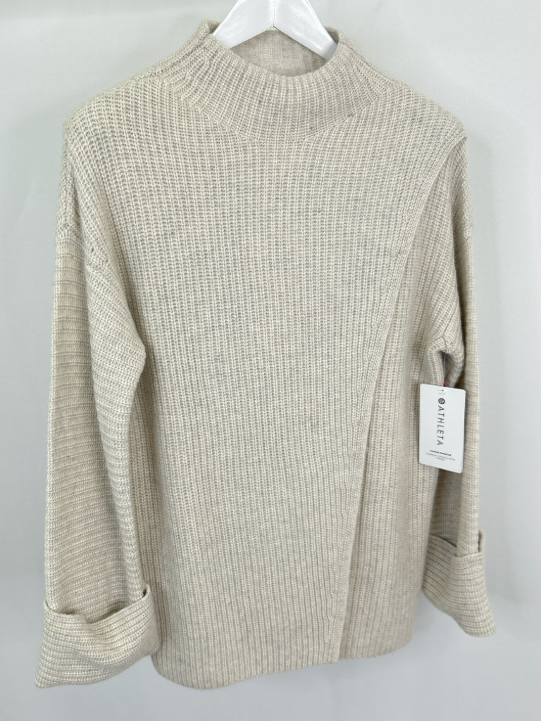 ATHLETA NWT Women Size XS off white Sweater