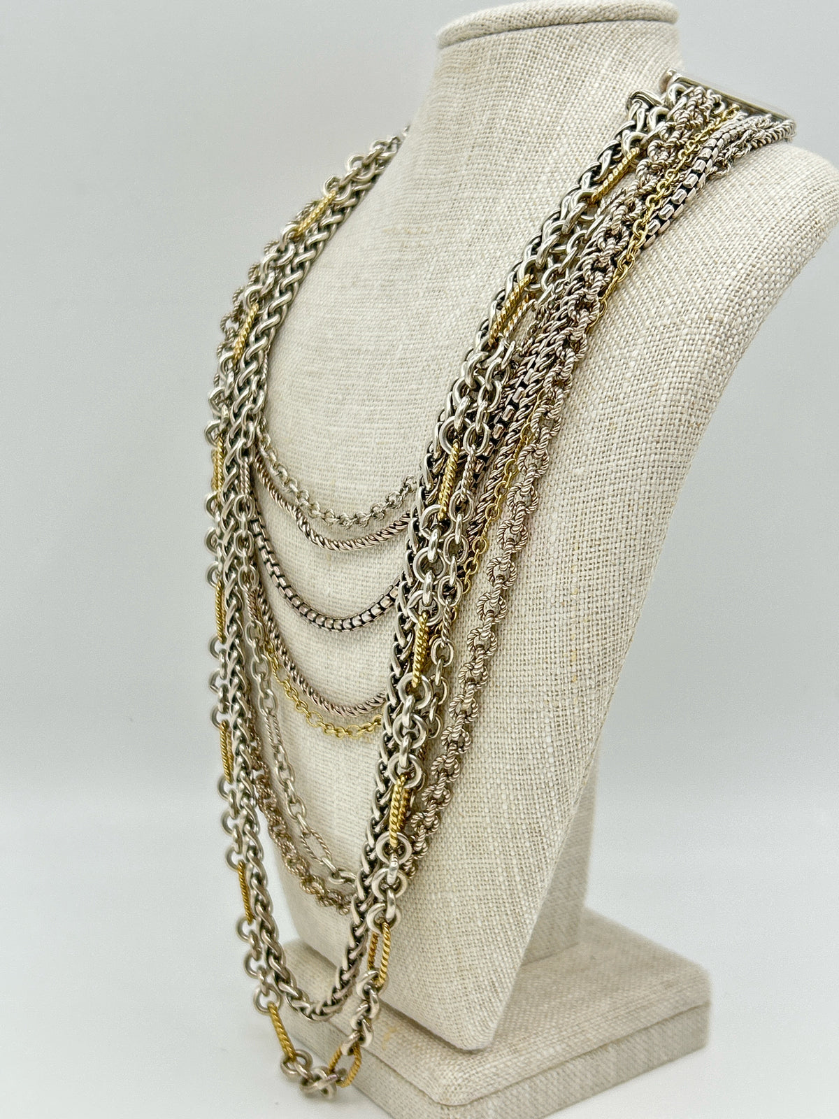 DAVID YURMAN SILVER & GOLD Necklace