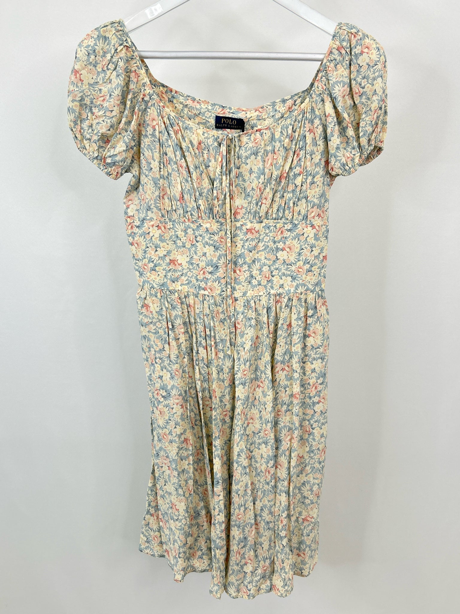 POLO Ralph Lauren Size 4 Light Blue Floral Women's Dress NWT
