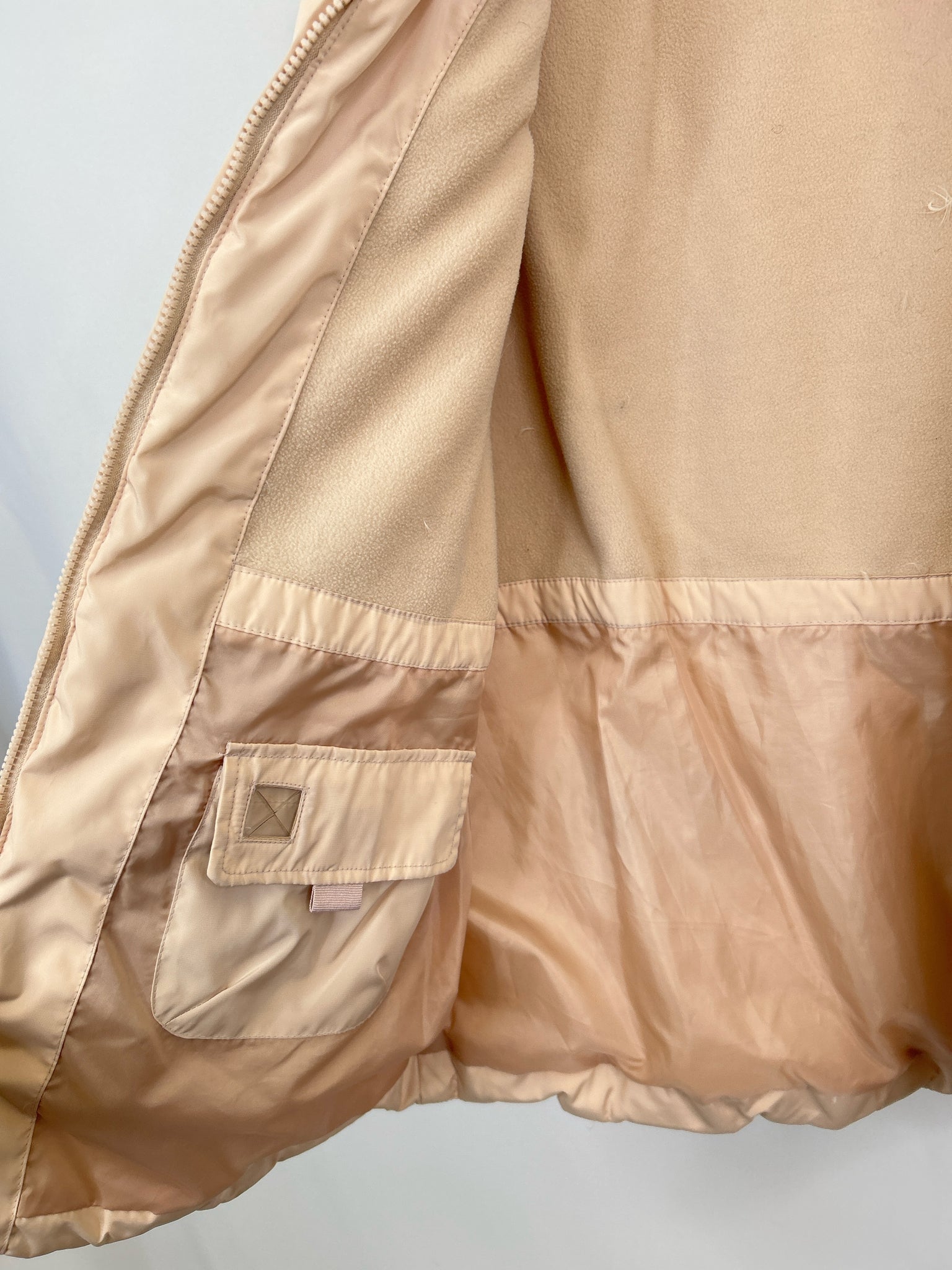 ANNE KLEIN Size L PALE PEACH Women Coat