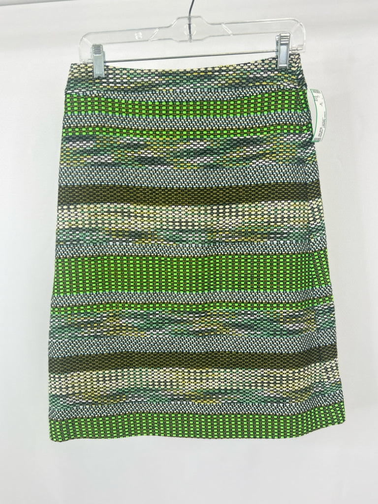 LEIFSDOTTIR Size 4 GREEN AND BLACK Skirt