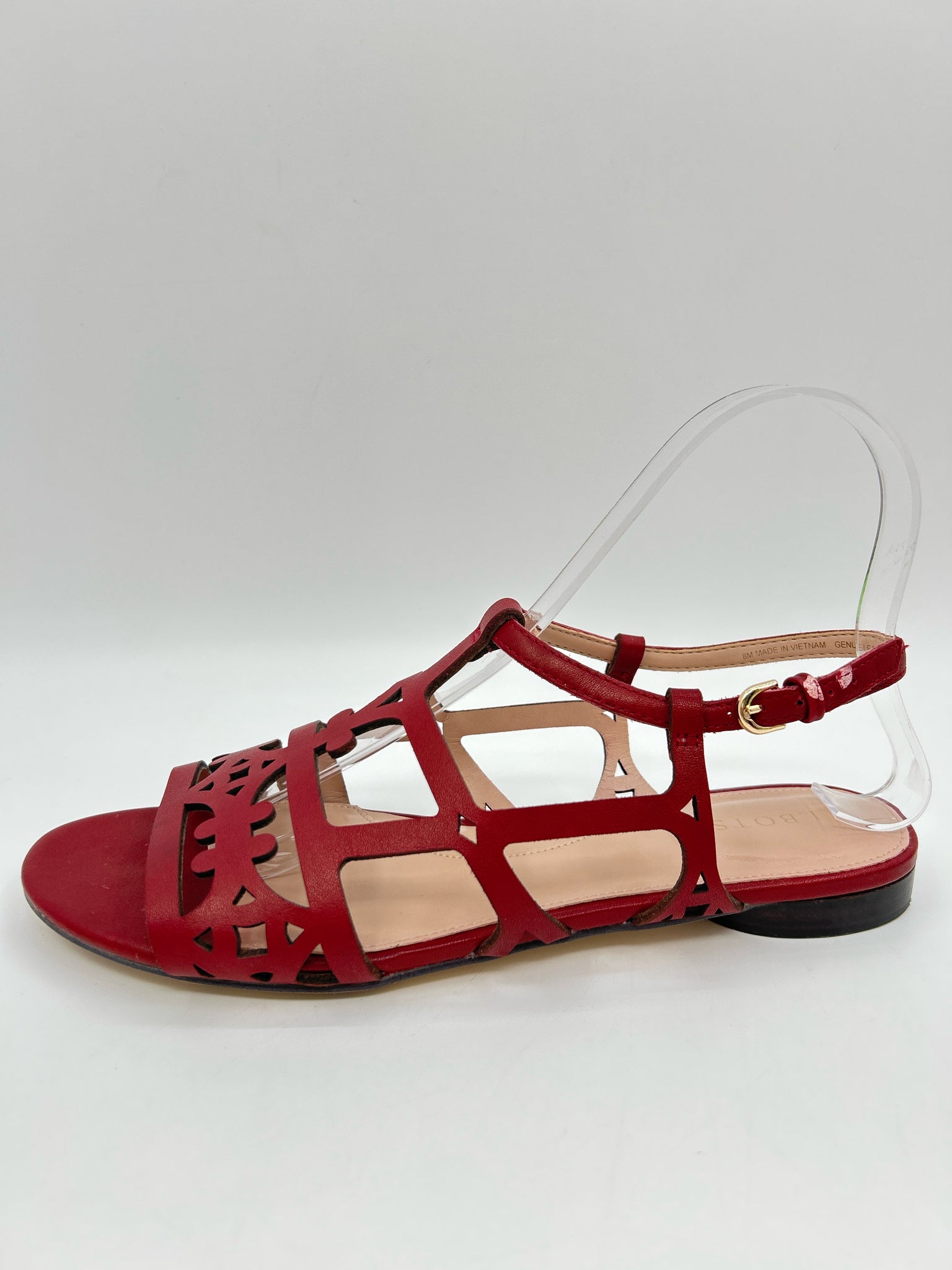 TALBOTS Size 8M DARK RED Women Sandal