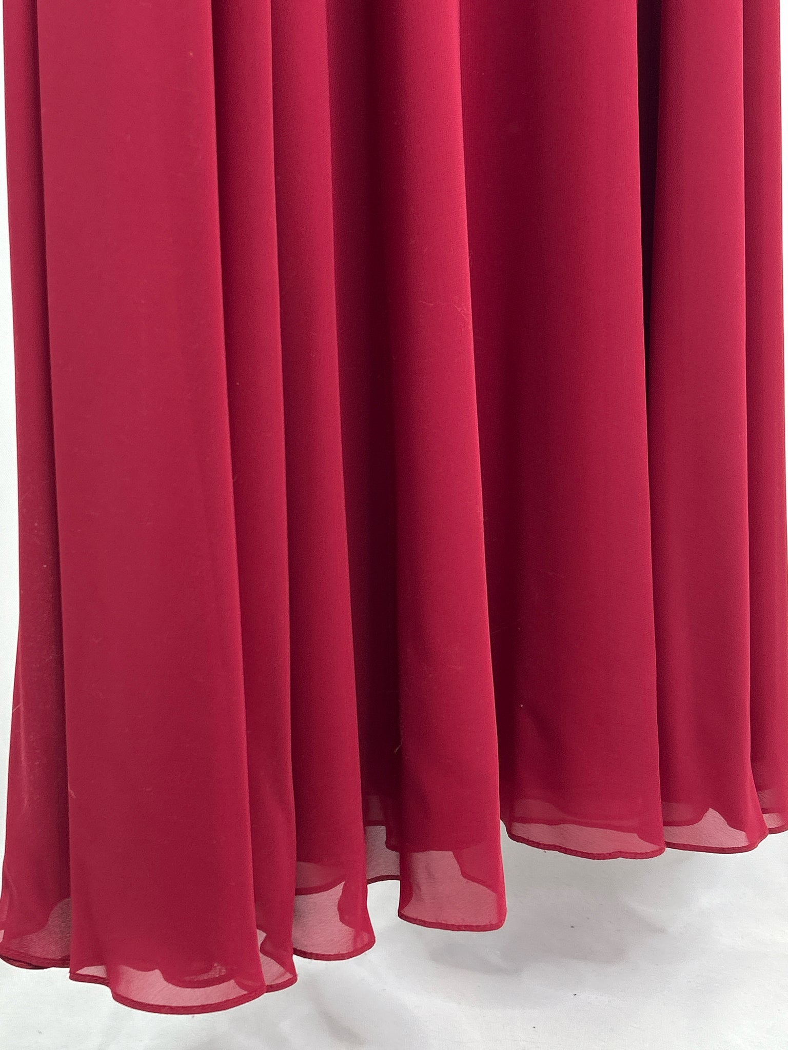 JJS HOUSE Size L Red Women Dress