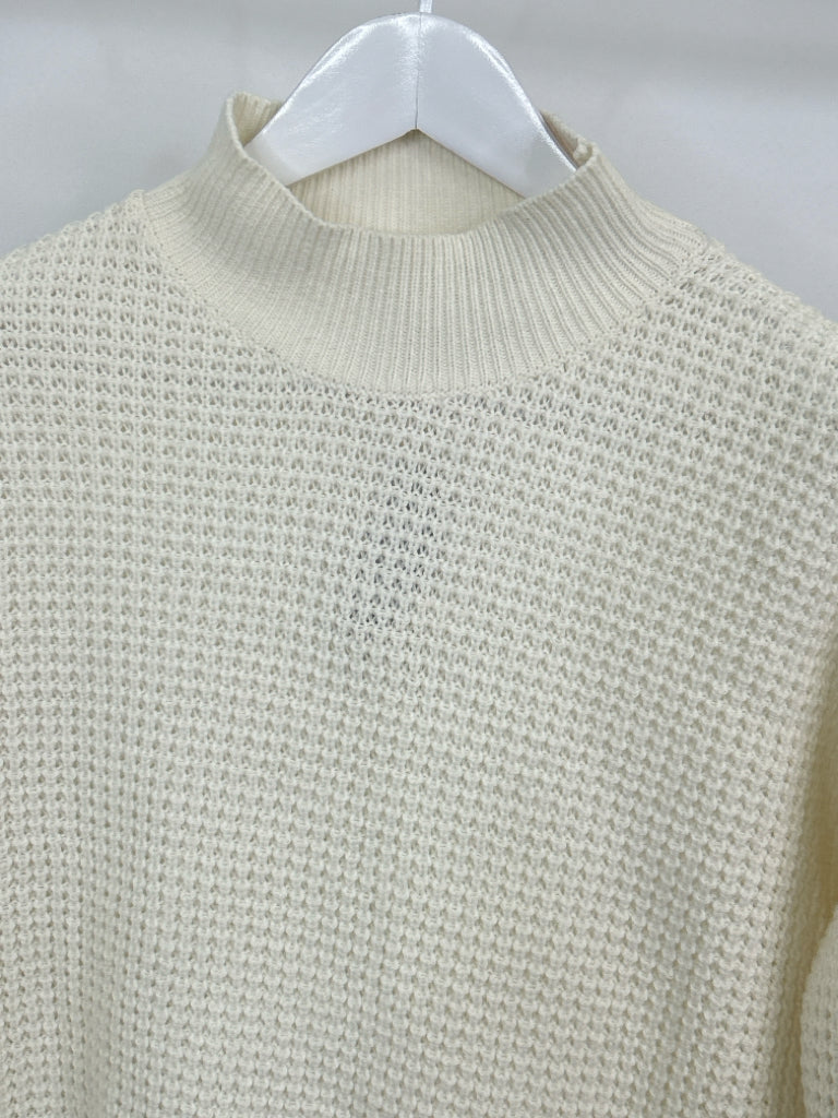 FRANK AND OAK Women Size L Ivory Sweater NWT