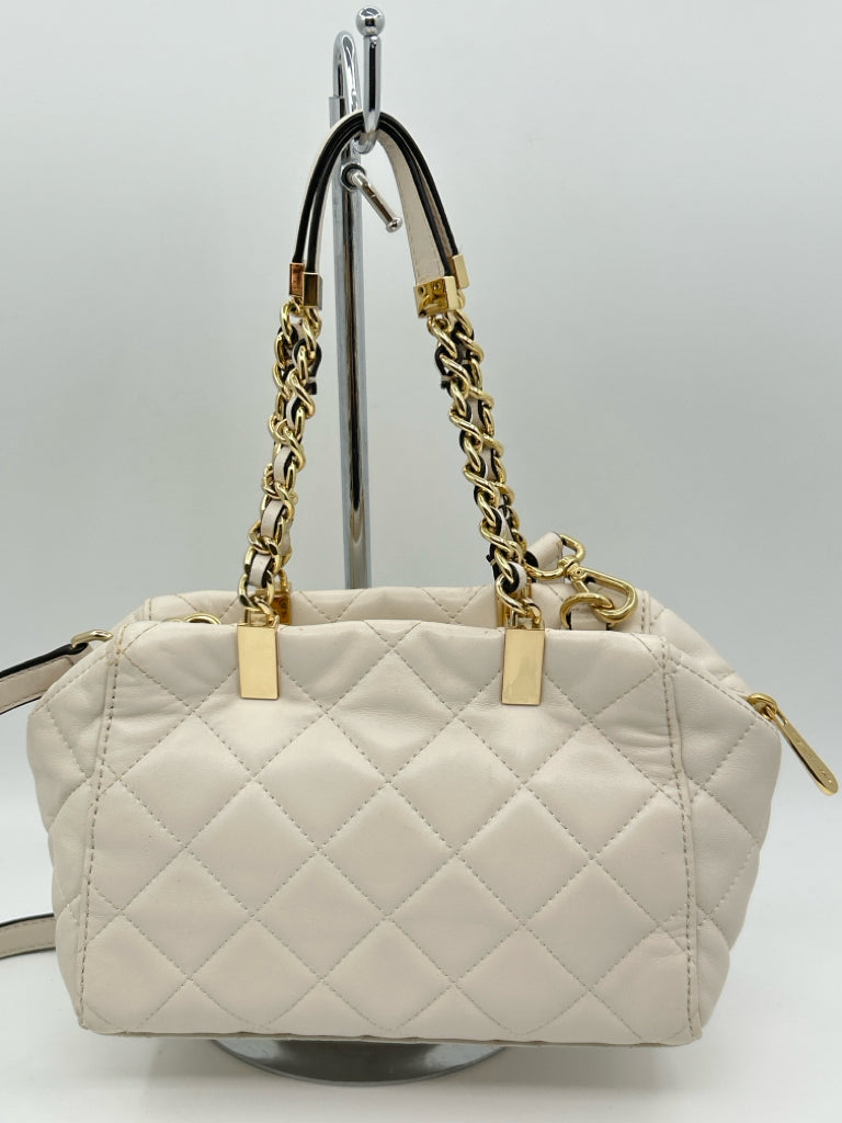 MICHAEL KORS Ivory Leather Purse