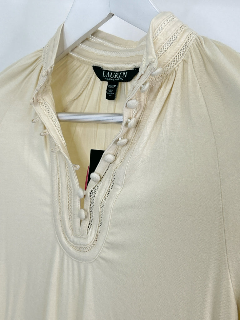 Lauren Ralph Lauren Women Size XS Cream Top