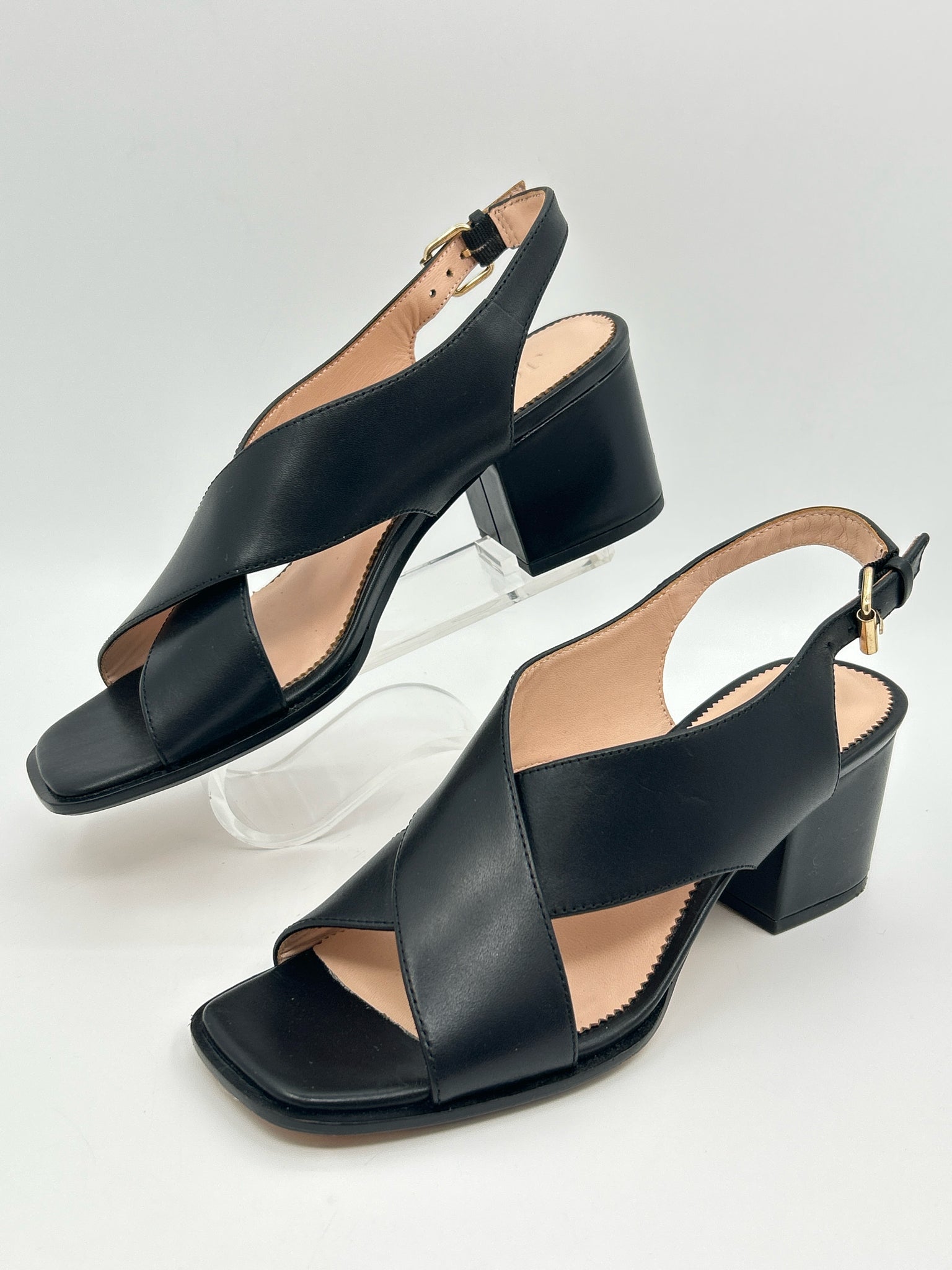 J.CREW Size 6.5 Black Women Sandal