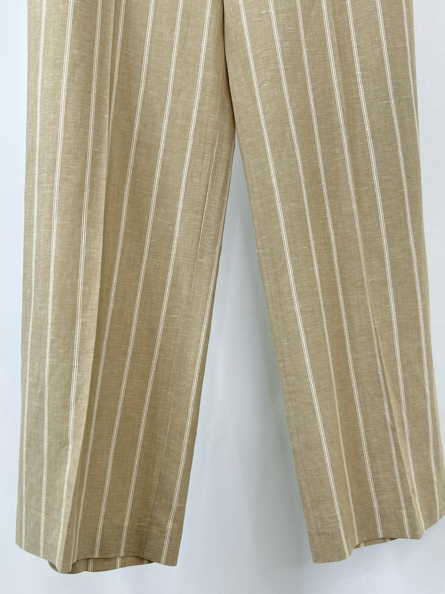 ANN TAYLOR Size 4 Beige & White Women Pants