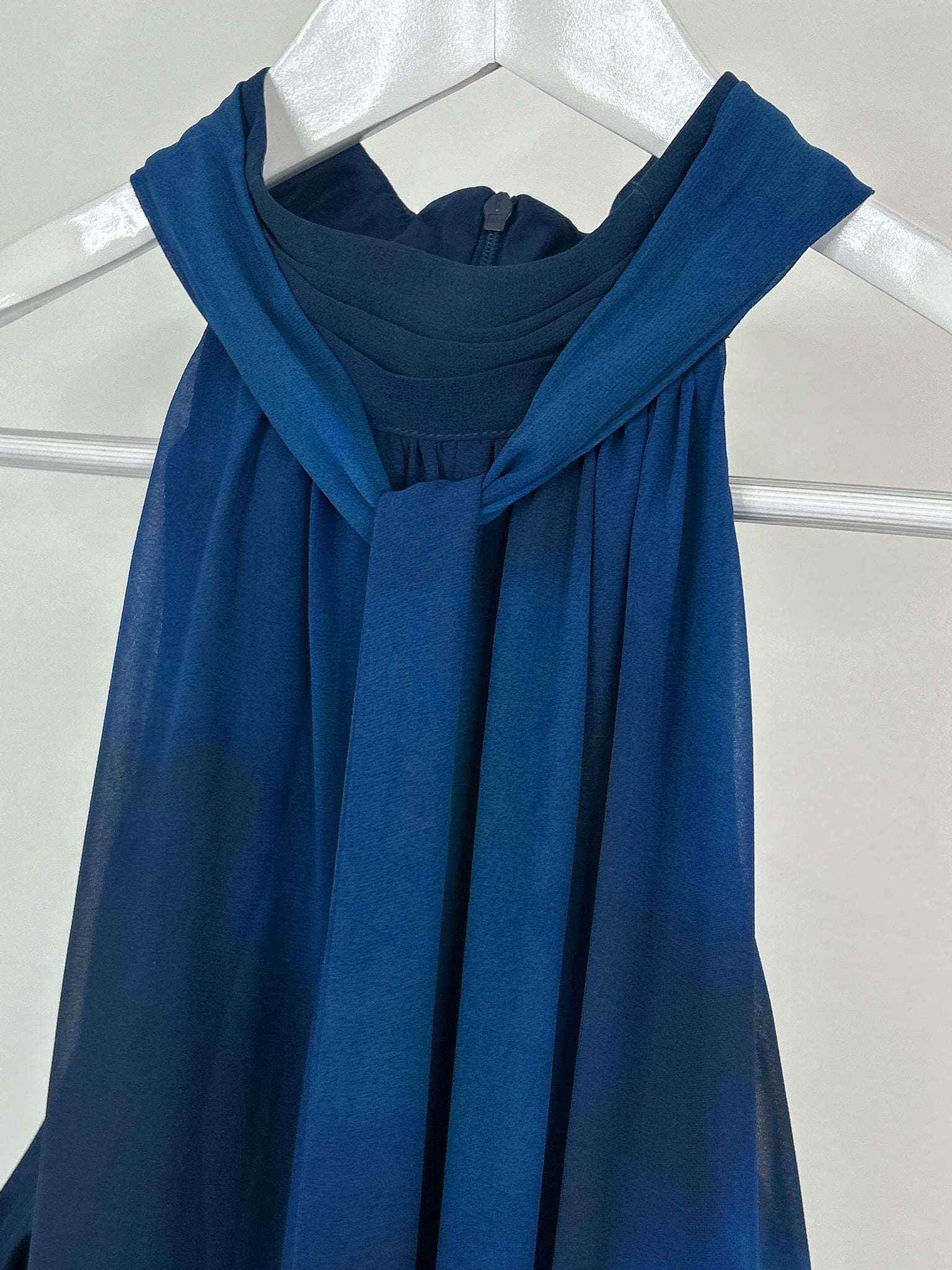 STEVE MADDEN Size XL Blue Print Women Dress