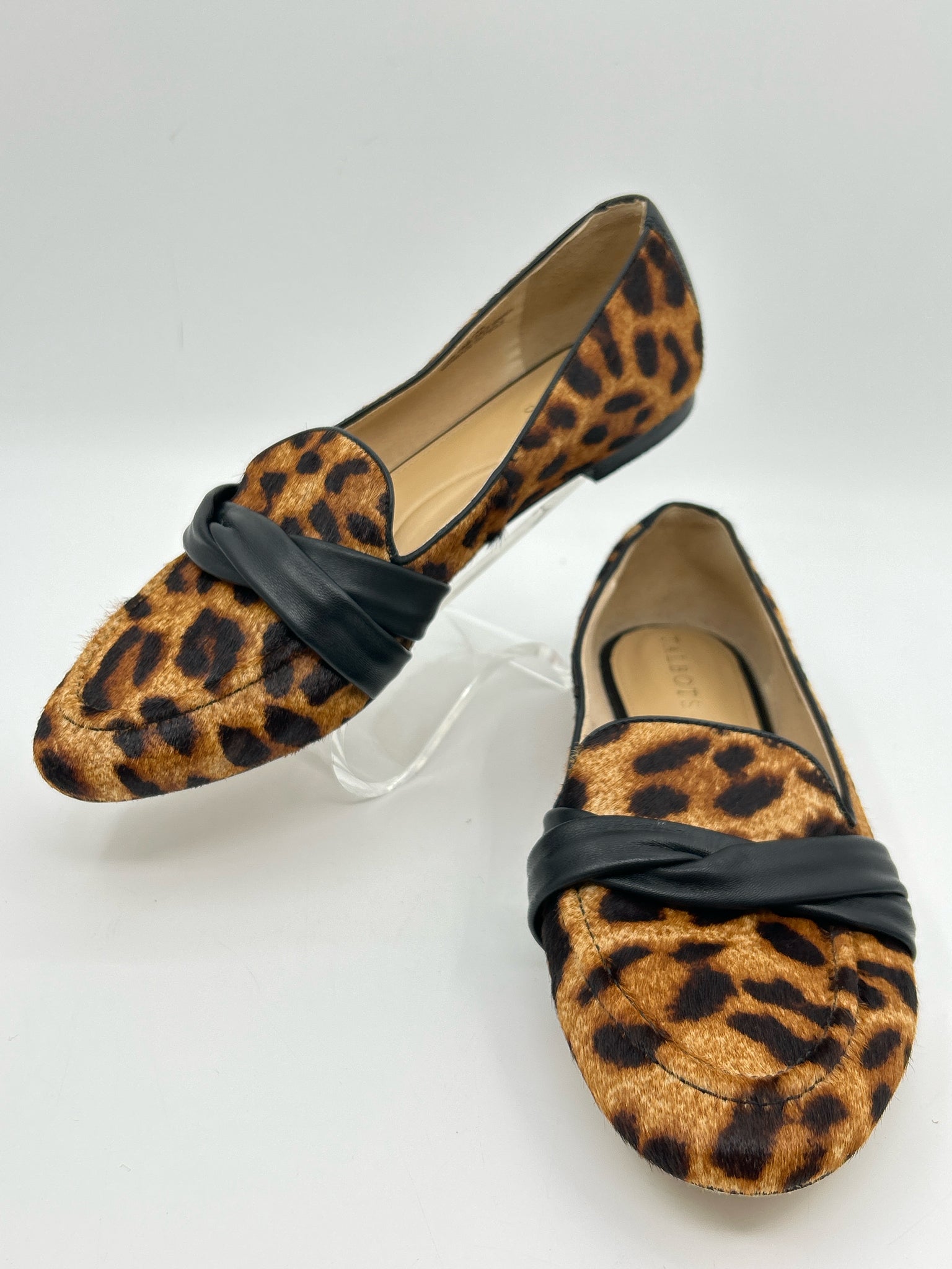 TALBOTS Size 8.5M Tan and Black Women Loafer