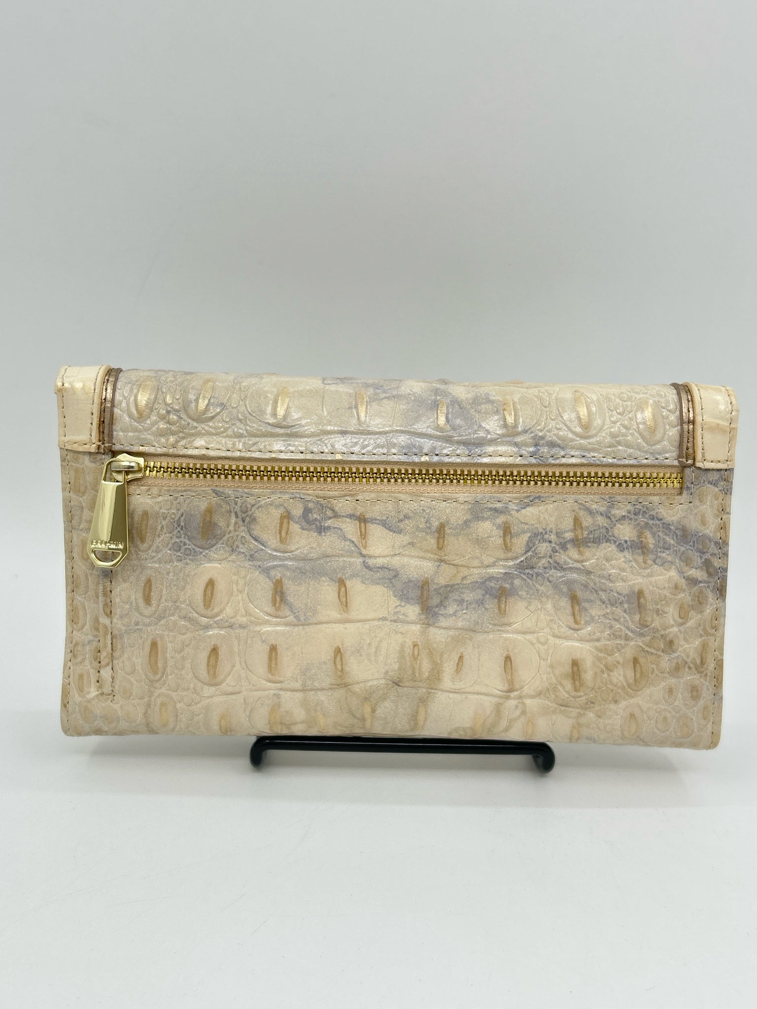 BRAHMIN Cream and Blue Women Wallet