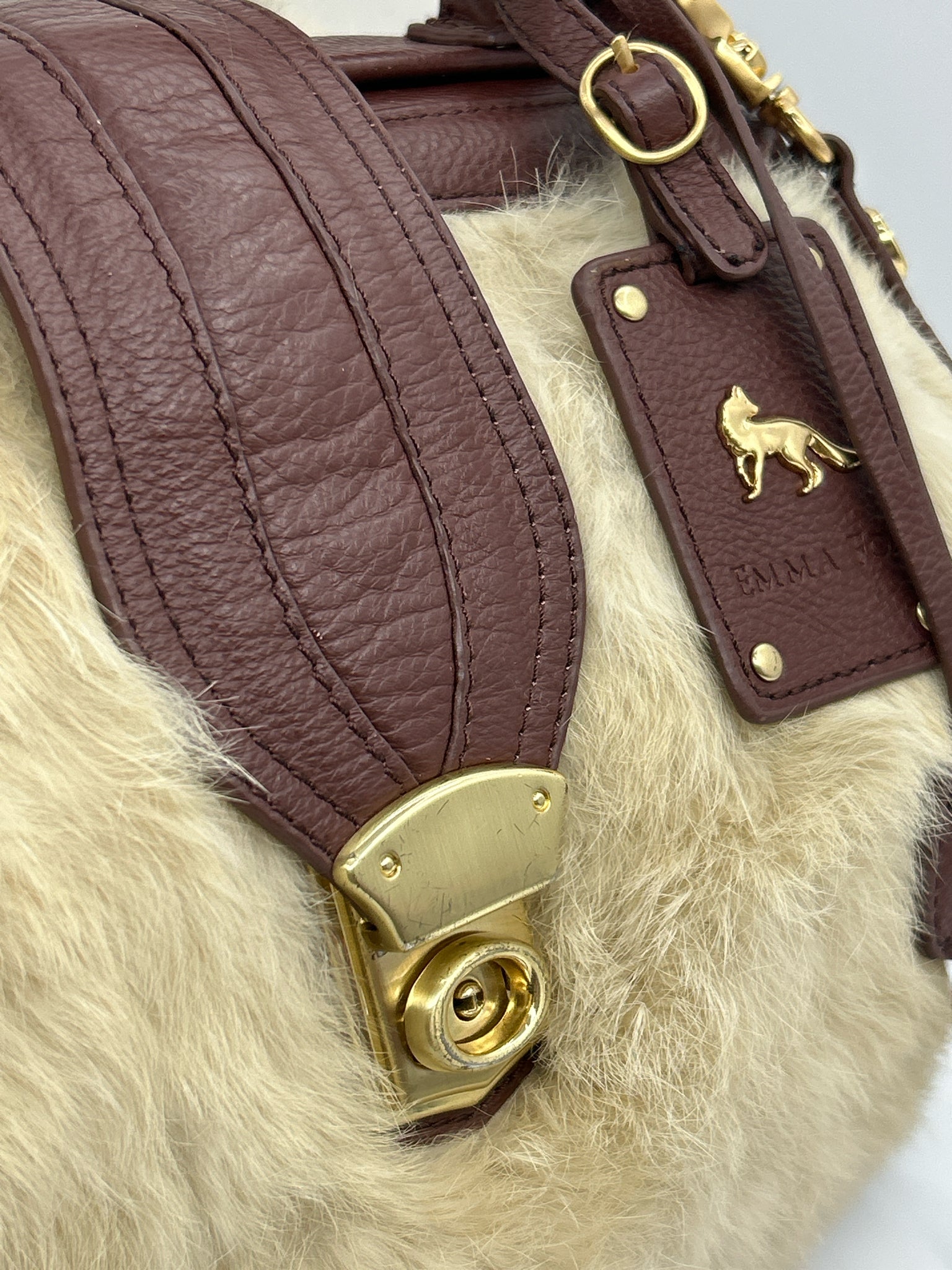 EMMA FOX CREAM AND BROWN Women Purse