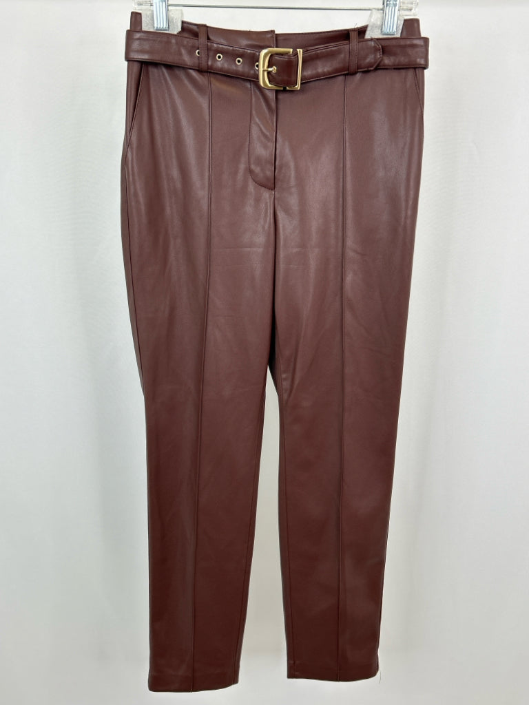 MNG by Mango Women Size 4 CHOCOLATE Pants