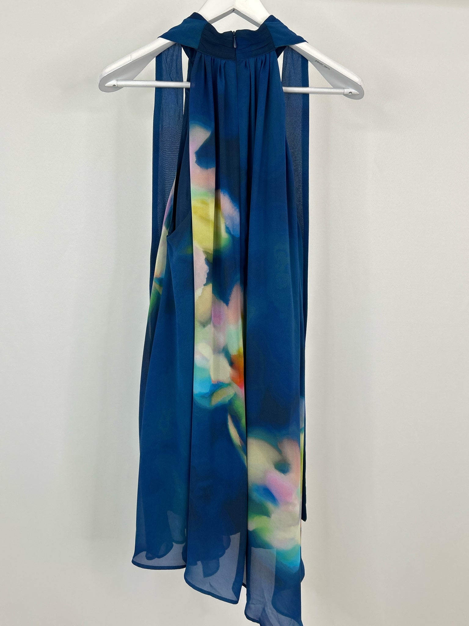 STEVE MADDEN Size XL Blue Print Women Dress