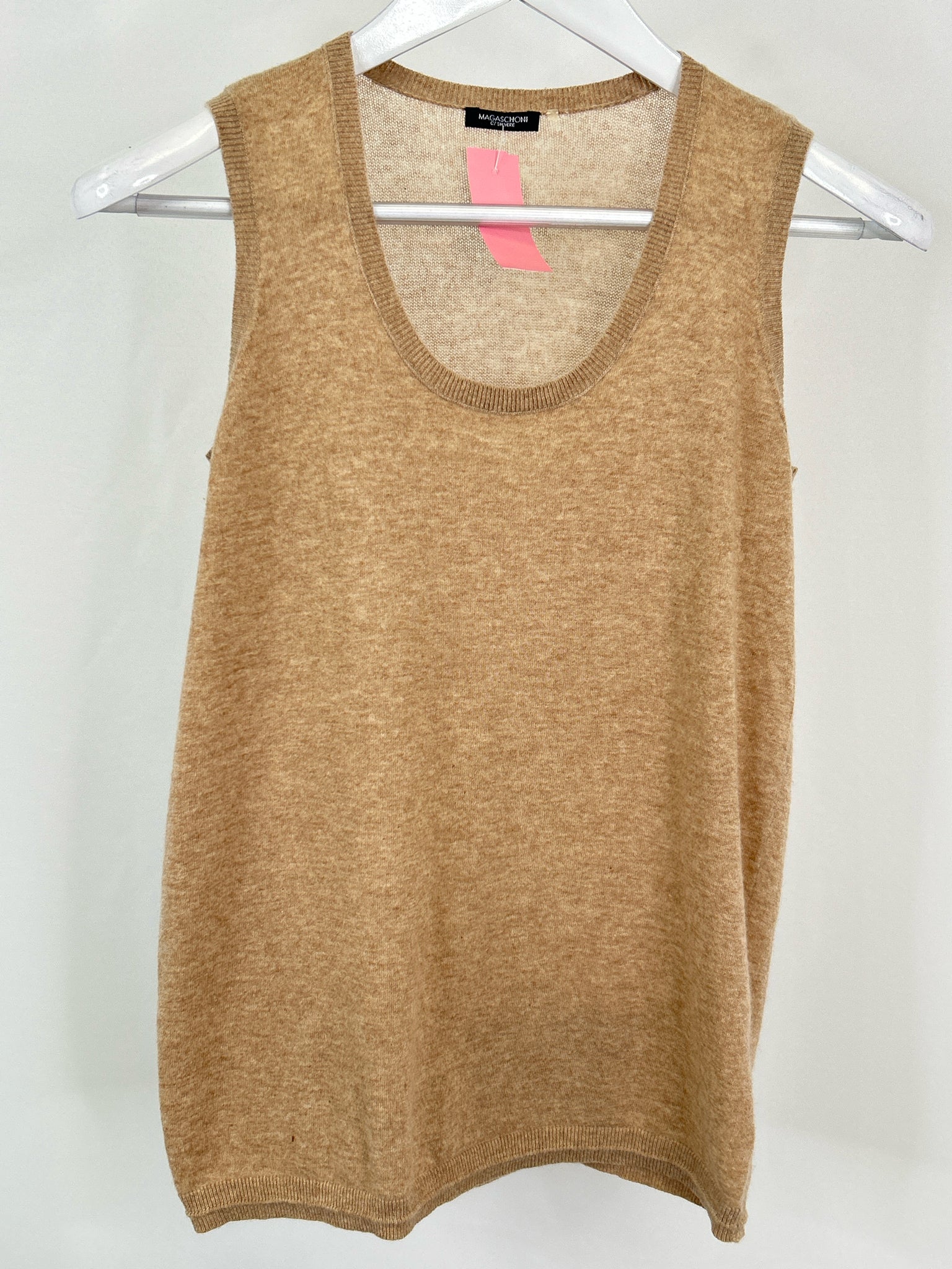 MAGASCHONI Size S Tan Women Tank Top