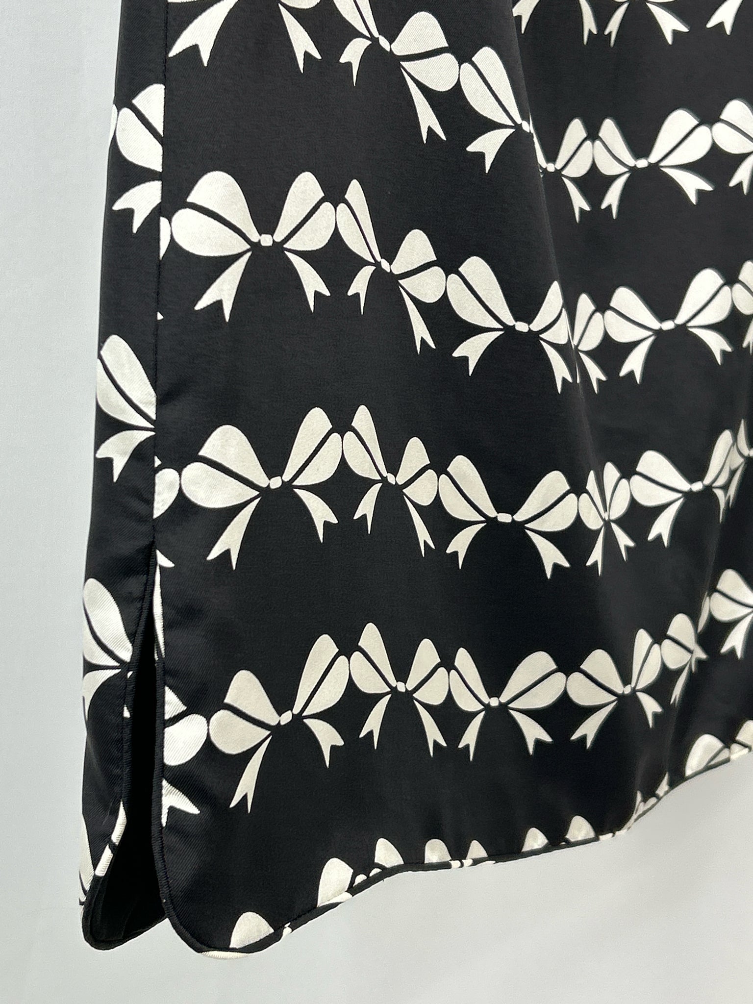 ELIZABETH MCKAY Size 2 Black & White Women's Dress