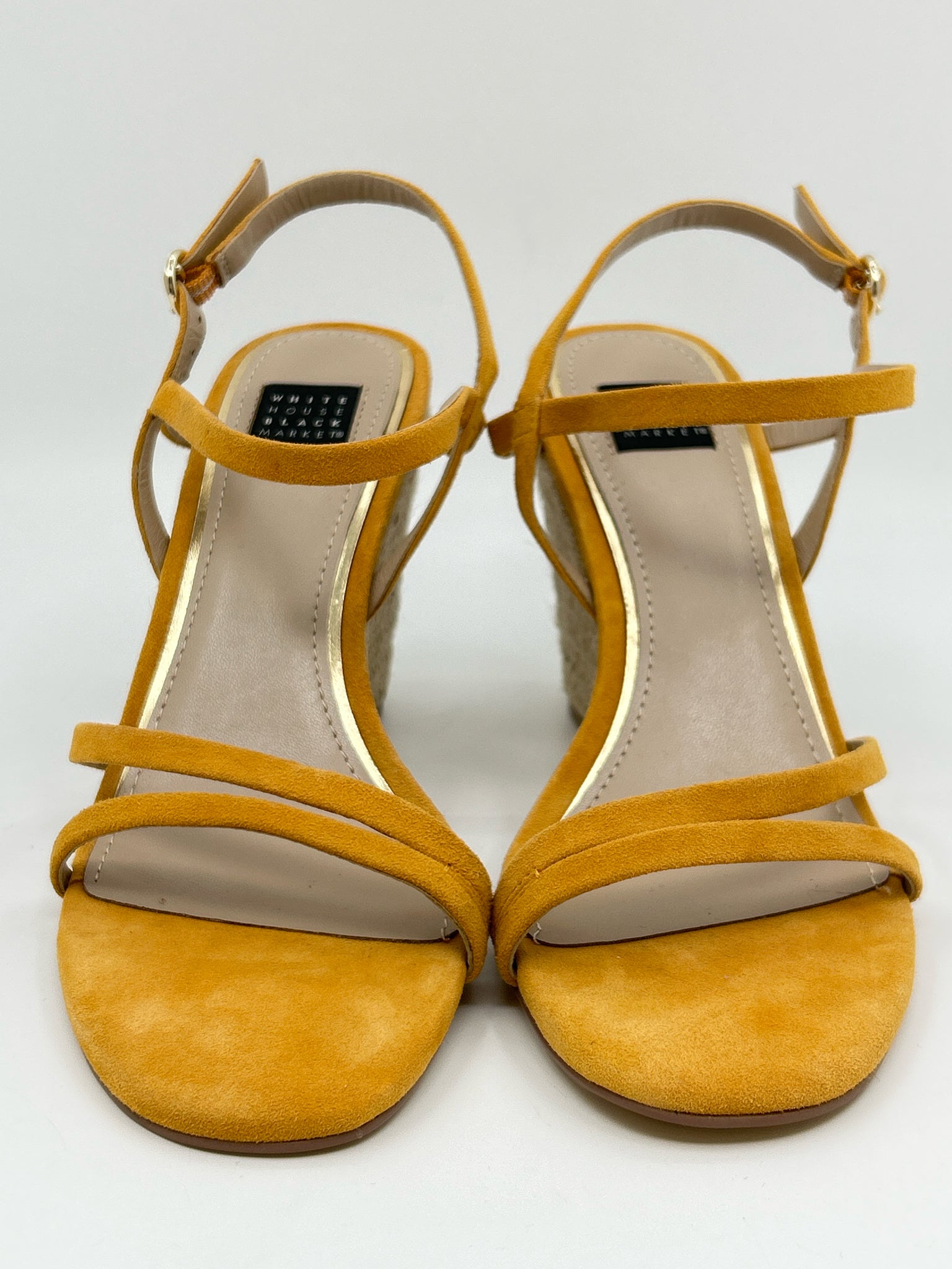 White House Black Market Size 7M Yellow Women's Sandal
