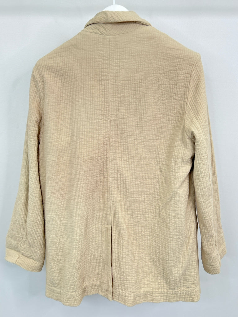 FREE PEOPLE Women Size M Beige Blazer