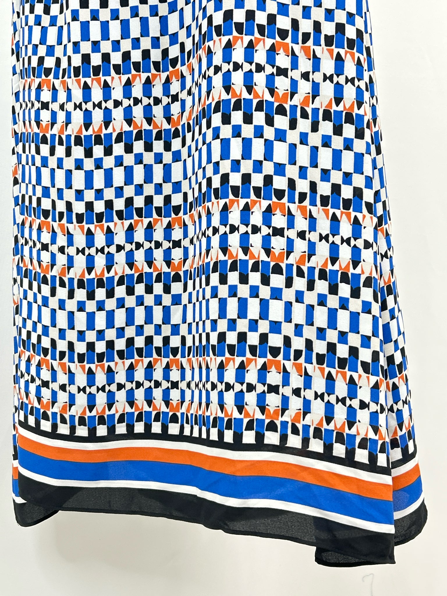 White House Black Market NWT Size 4 Blue Print Women Dress