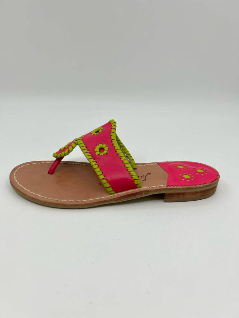 JACK ROGERS Size 8.5 Hot Pink Women's Sandal