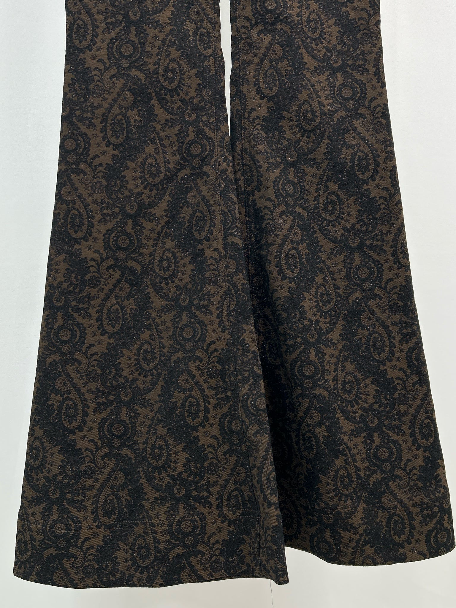 ALICE + OLIVIA Size 0 Brown and Black Women Pants
