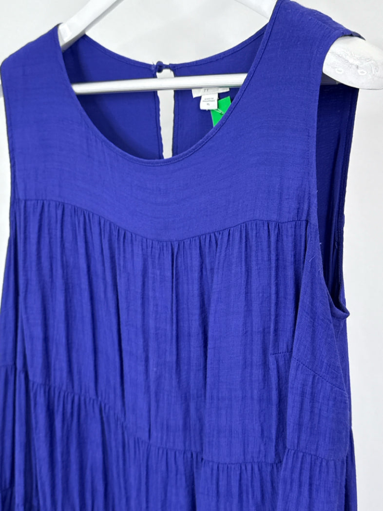 J JILL Size XL Blue Dress