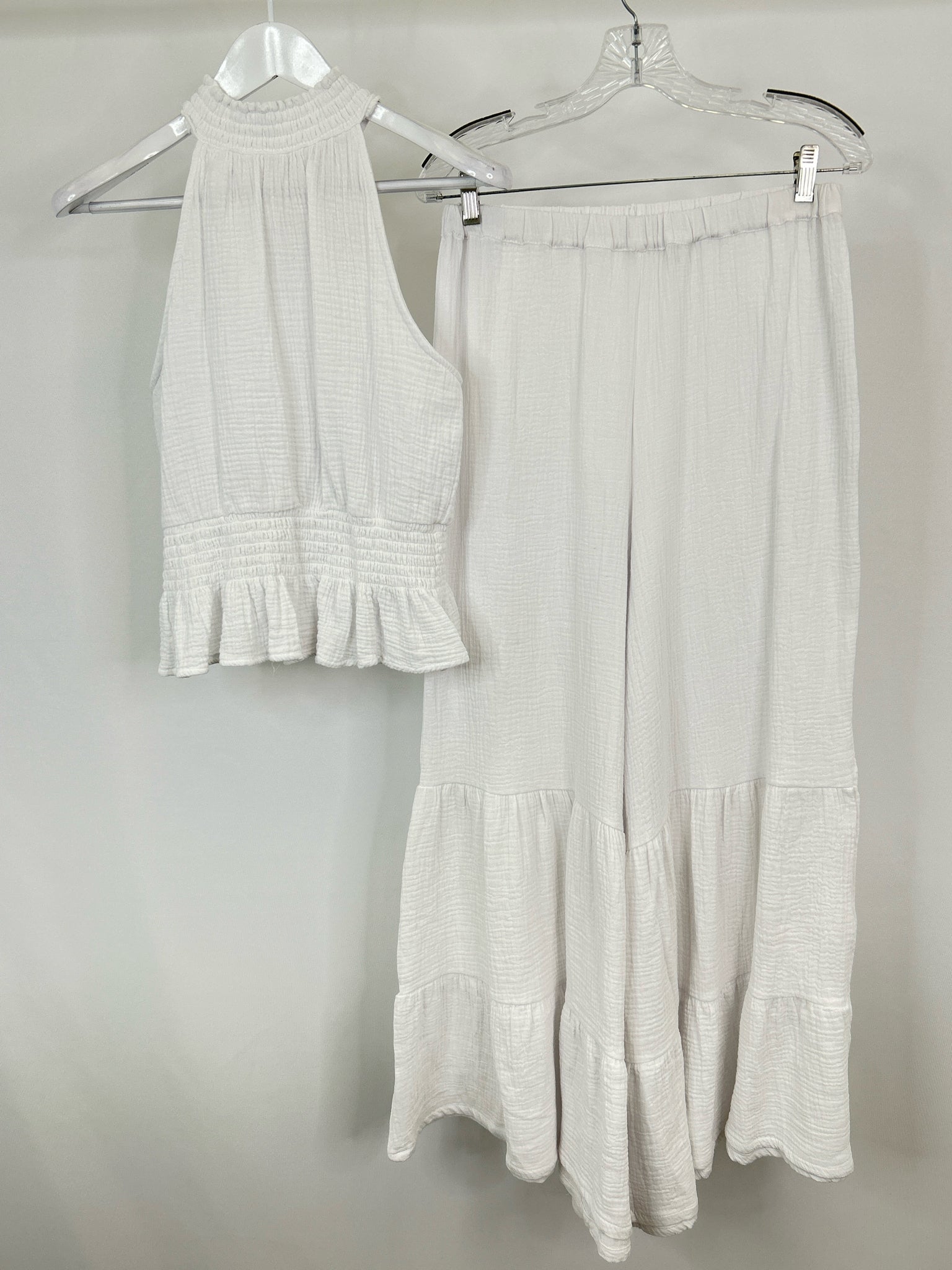 KAKTUS Size S White Women 2-Piece w/pants