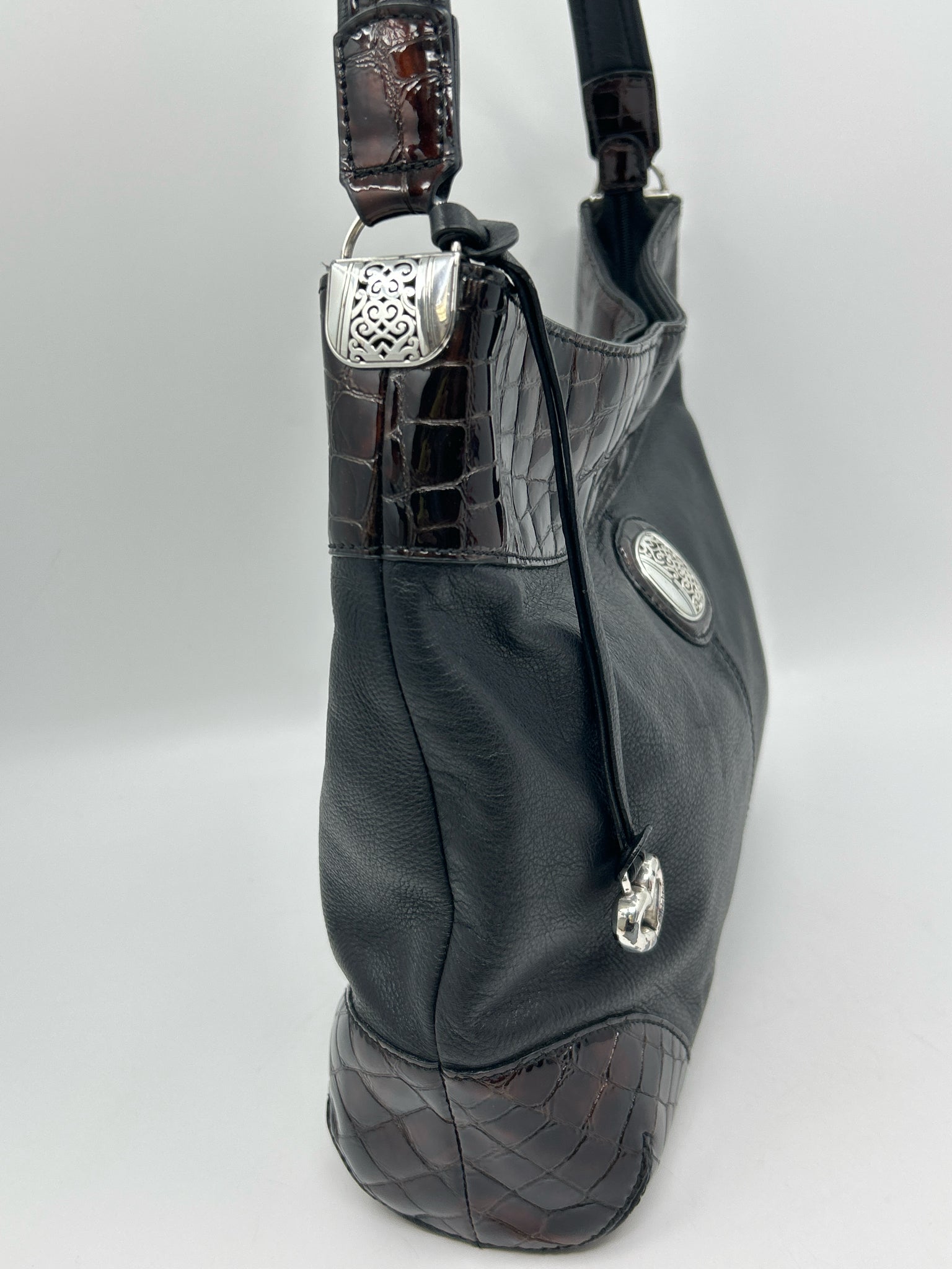 BRIGHTON black and brown Women Purse