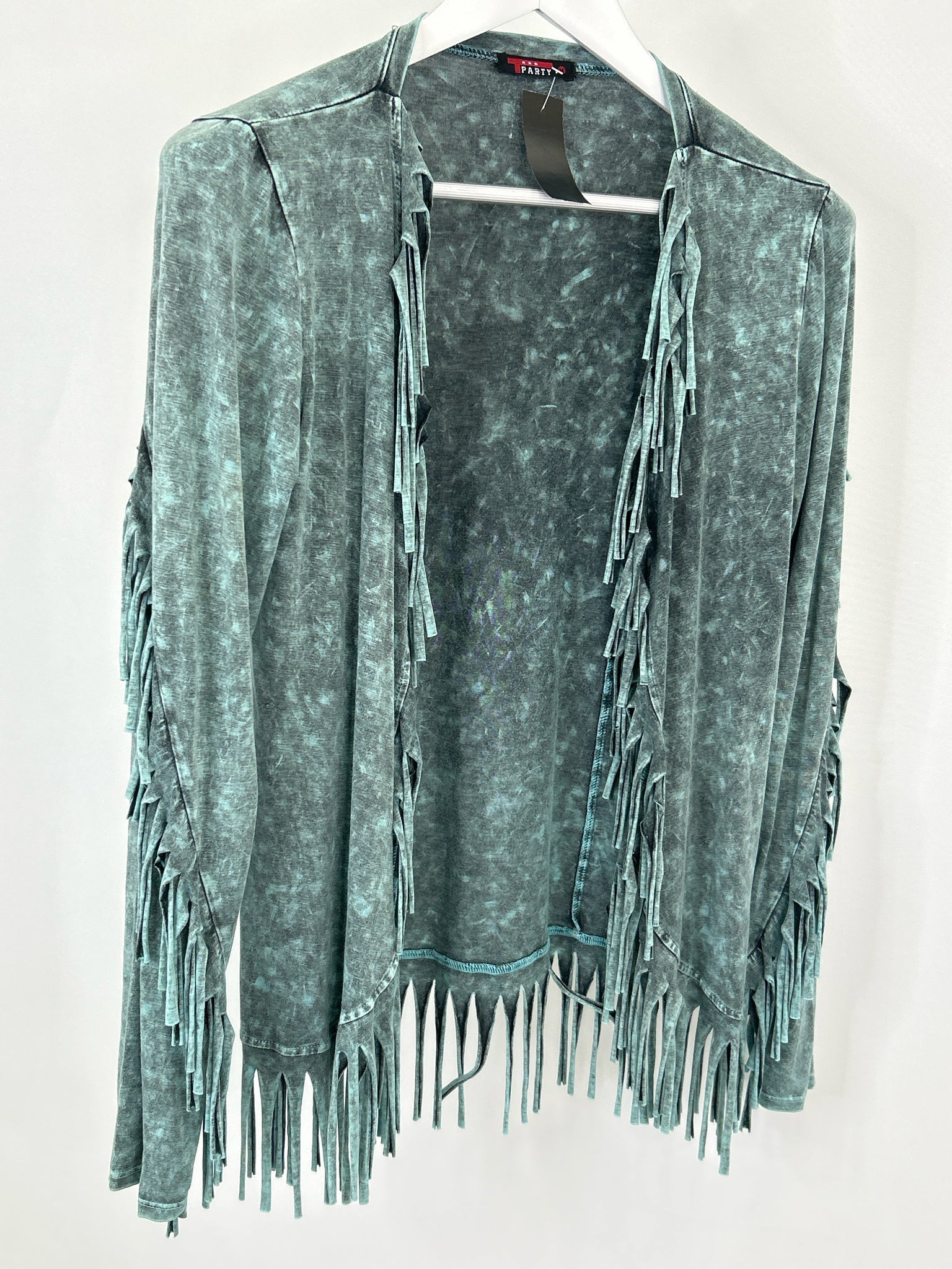 T PARTY Size M turquoise print Women Cardigan