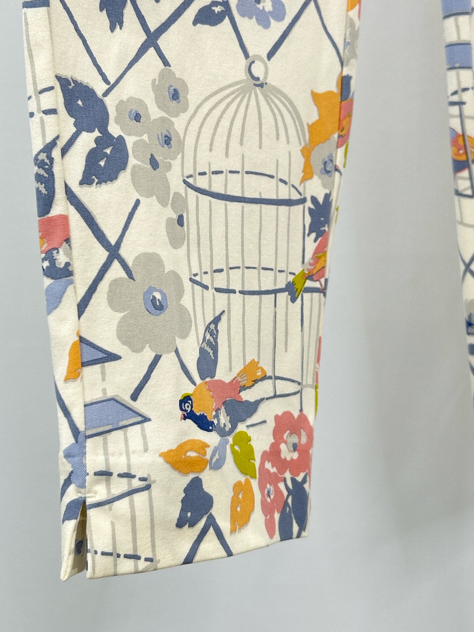 SPARTINA 449 Size L White Print Women Pants