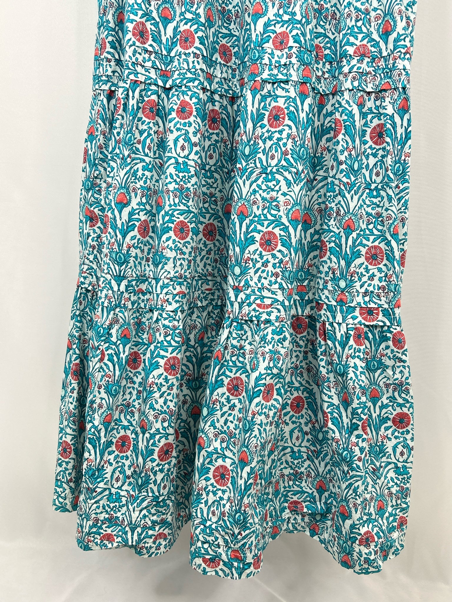 CROWN & IVY Size XXL TEAL AND WHITE Women Dress