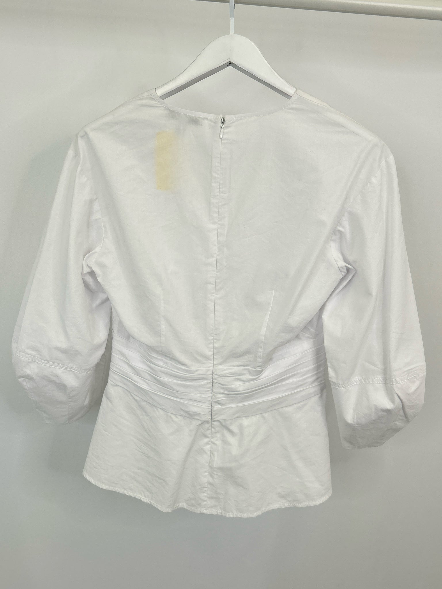 DEREK LAM 10 CROSBY Size 6 White Women Top