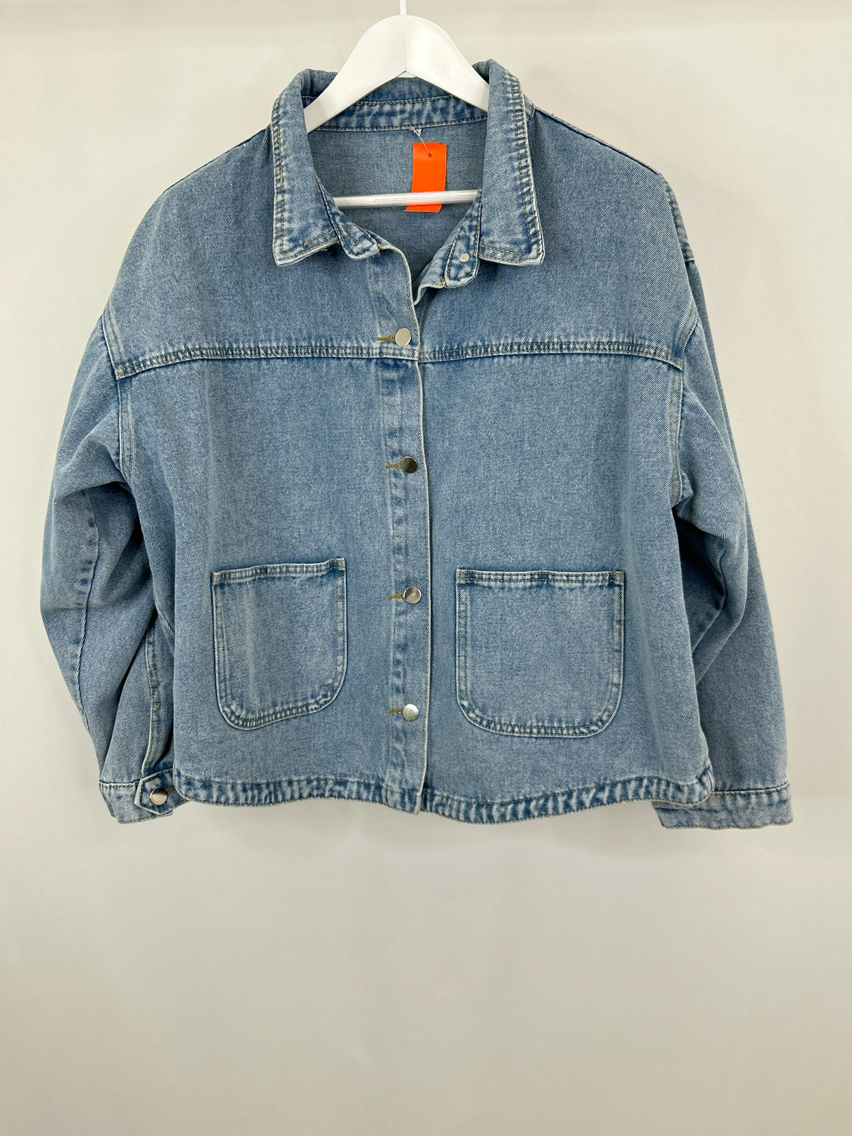 NO BRAND Size 2XL BLUE DENIM Women Jacket