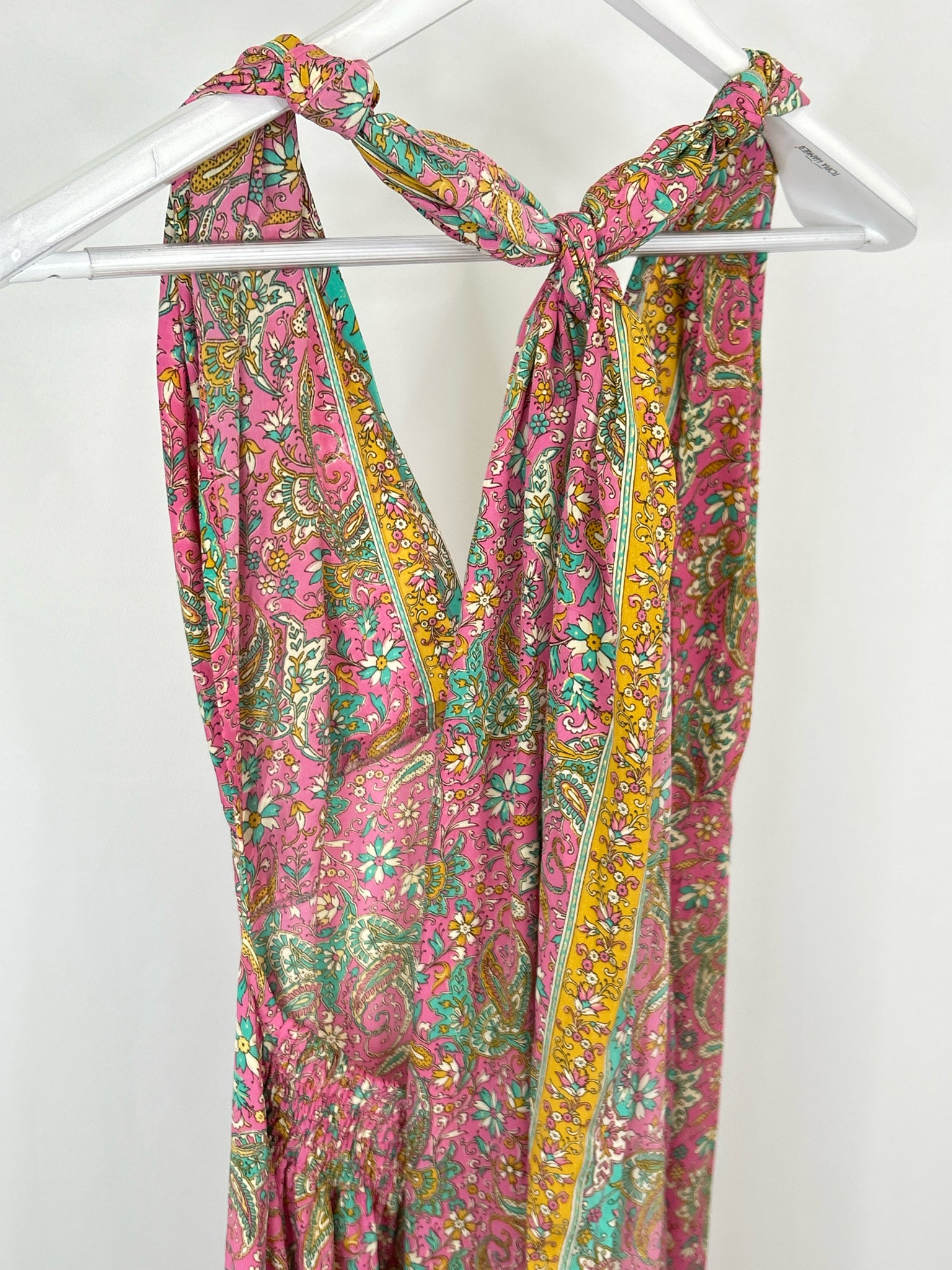 PURPLE QUEEN Size M Pink floral Women Dress