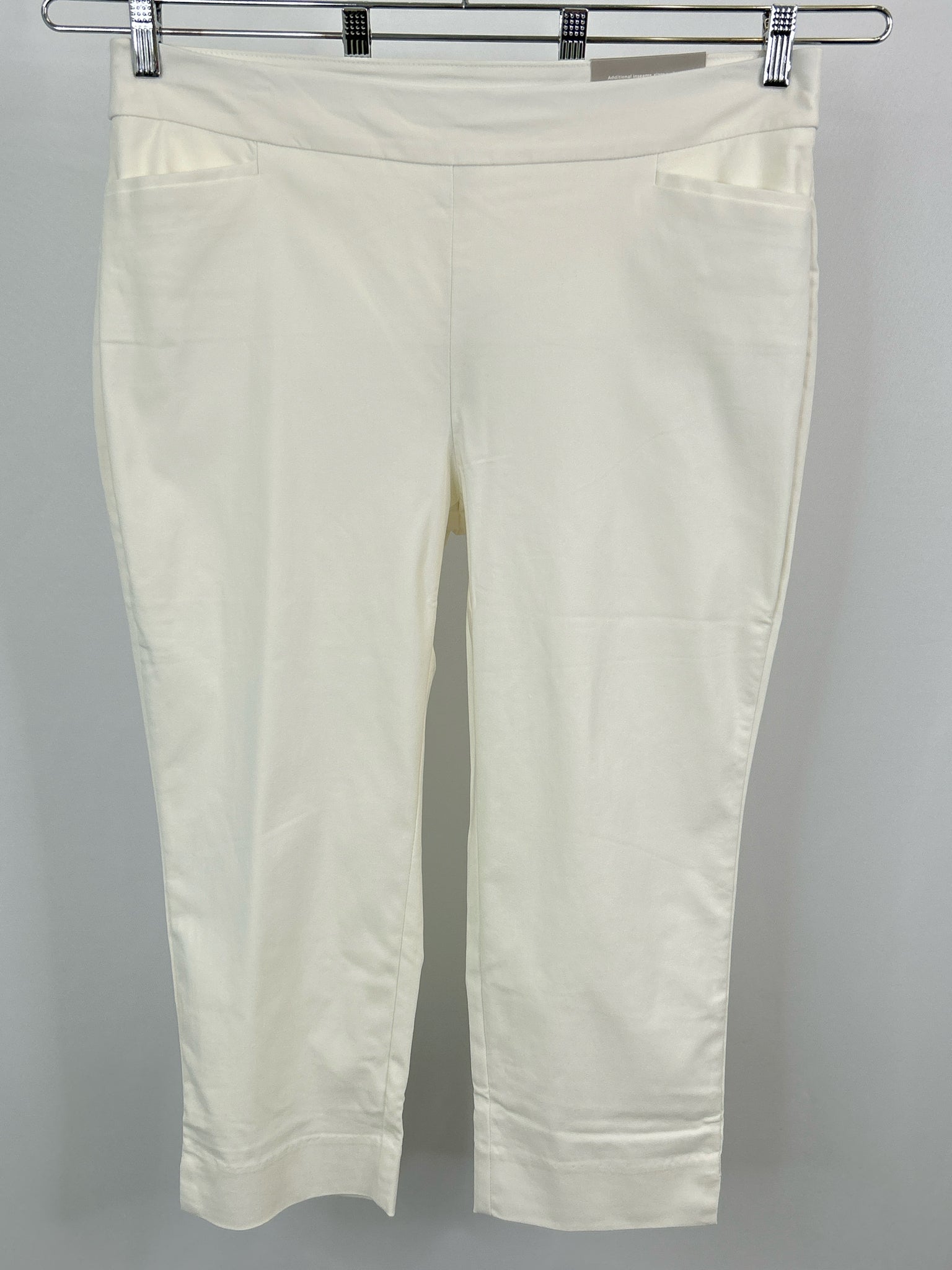 CHICO'S Size 14P White Women Pants NWT