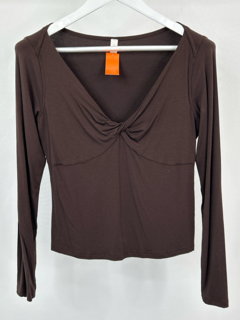 LULULEMON Women Size L Brown Top