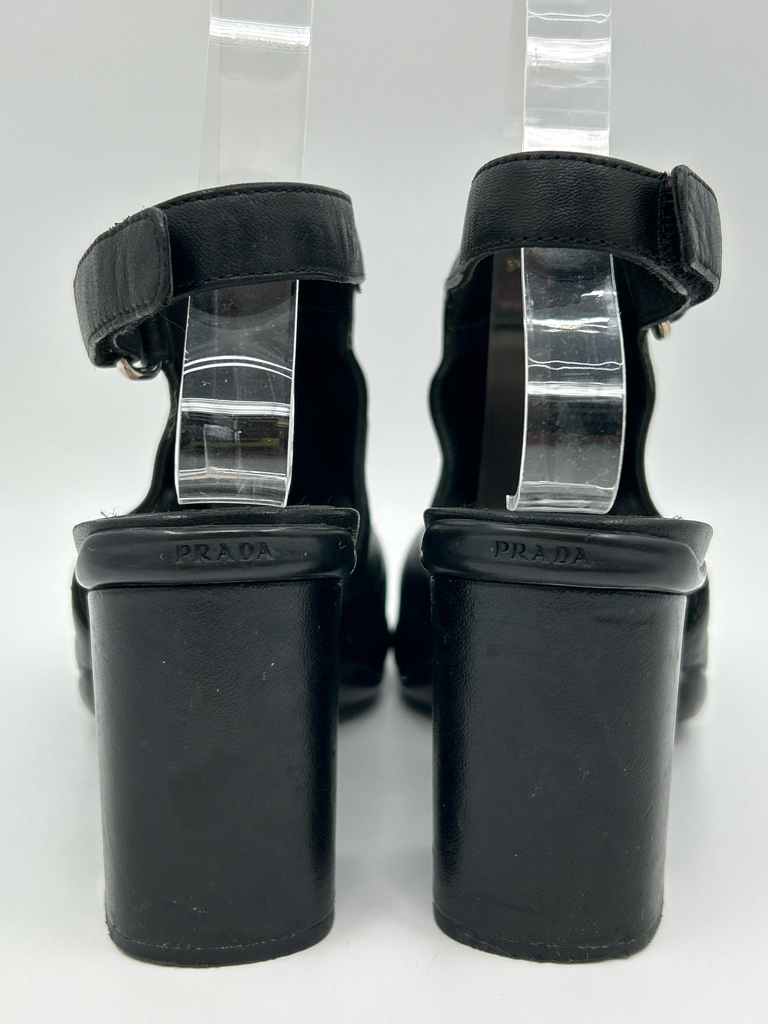 PRADA Size 37 Black Women Sandal