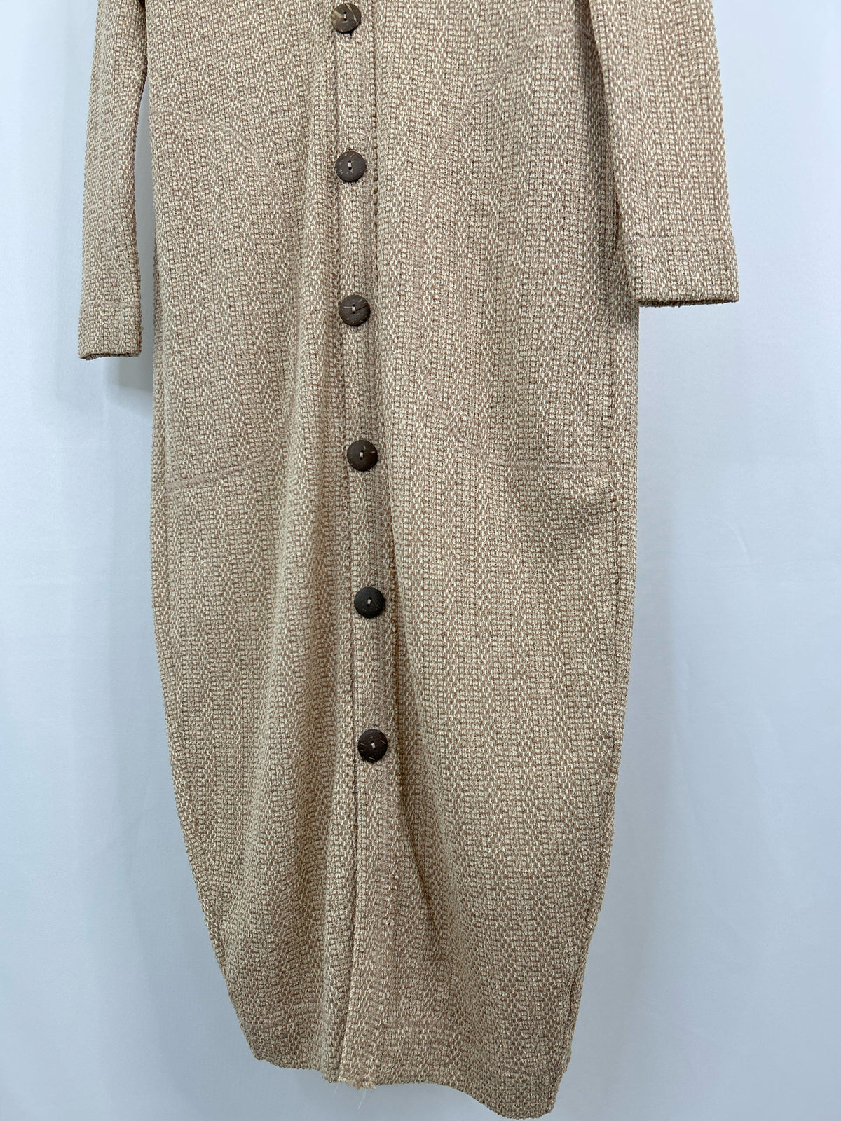 INTIMATELY Size SP Beige and Taupe Women Cardigan