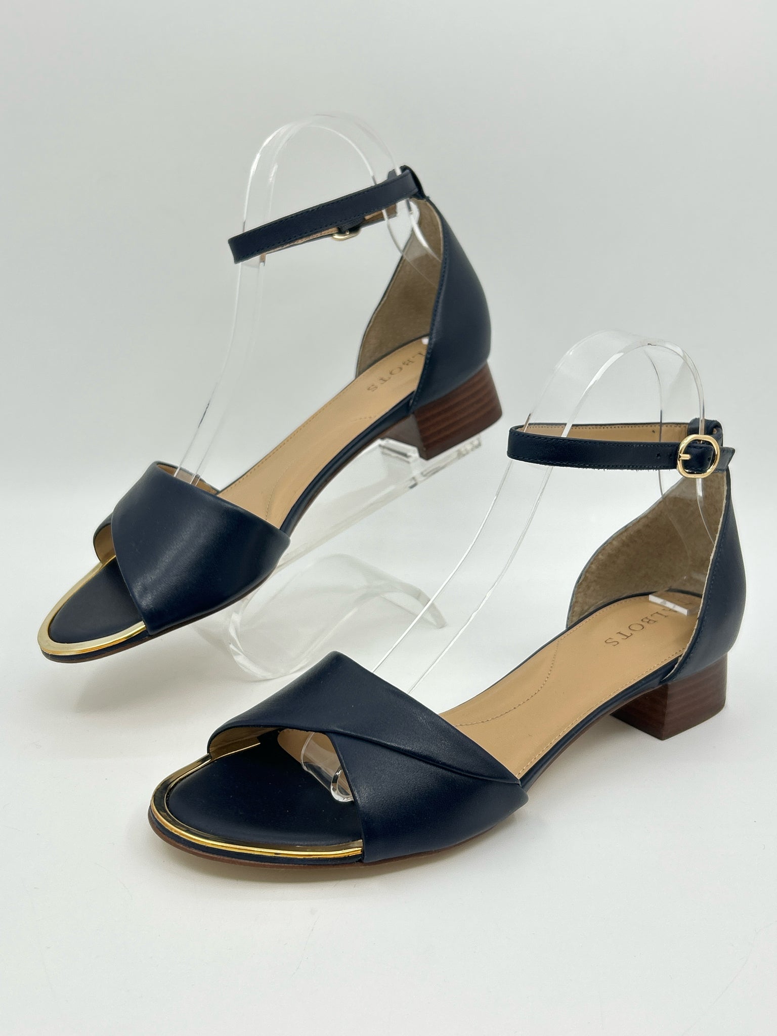 TALBOTS Size 8M Navy Women Sandal