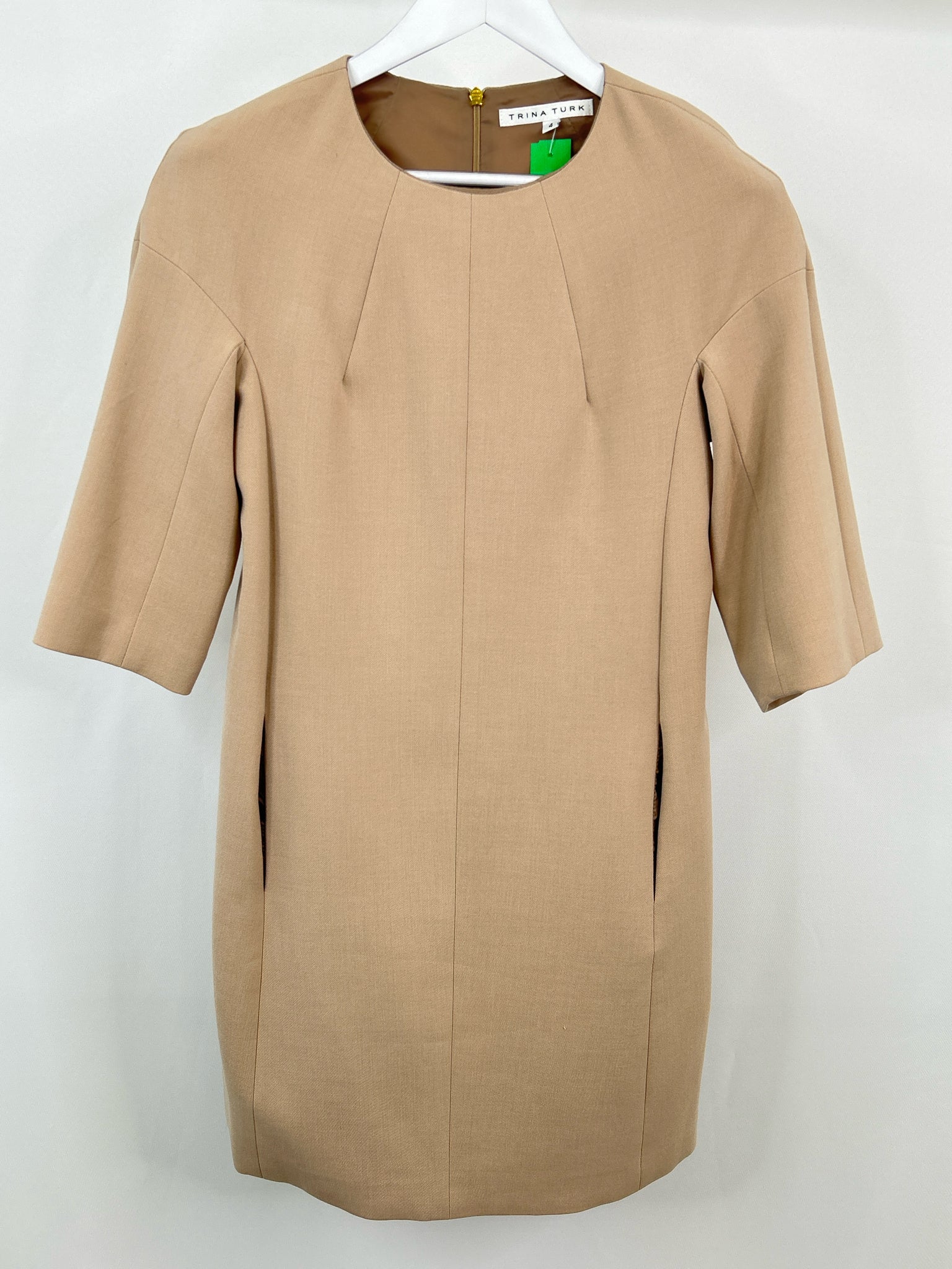 TRINA TURK Size 4 Beige Women Dress