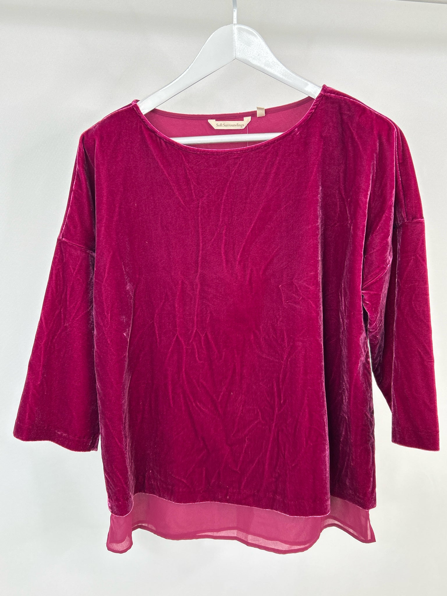 SOFT SURROUNDINGS Size M Fuchsia Women Top