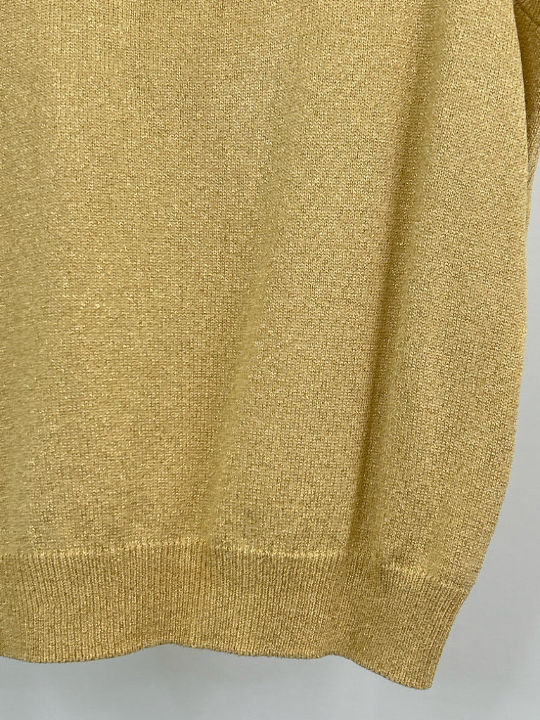 ST JOHN SEPARATES Women Size M Gold Sweater