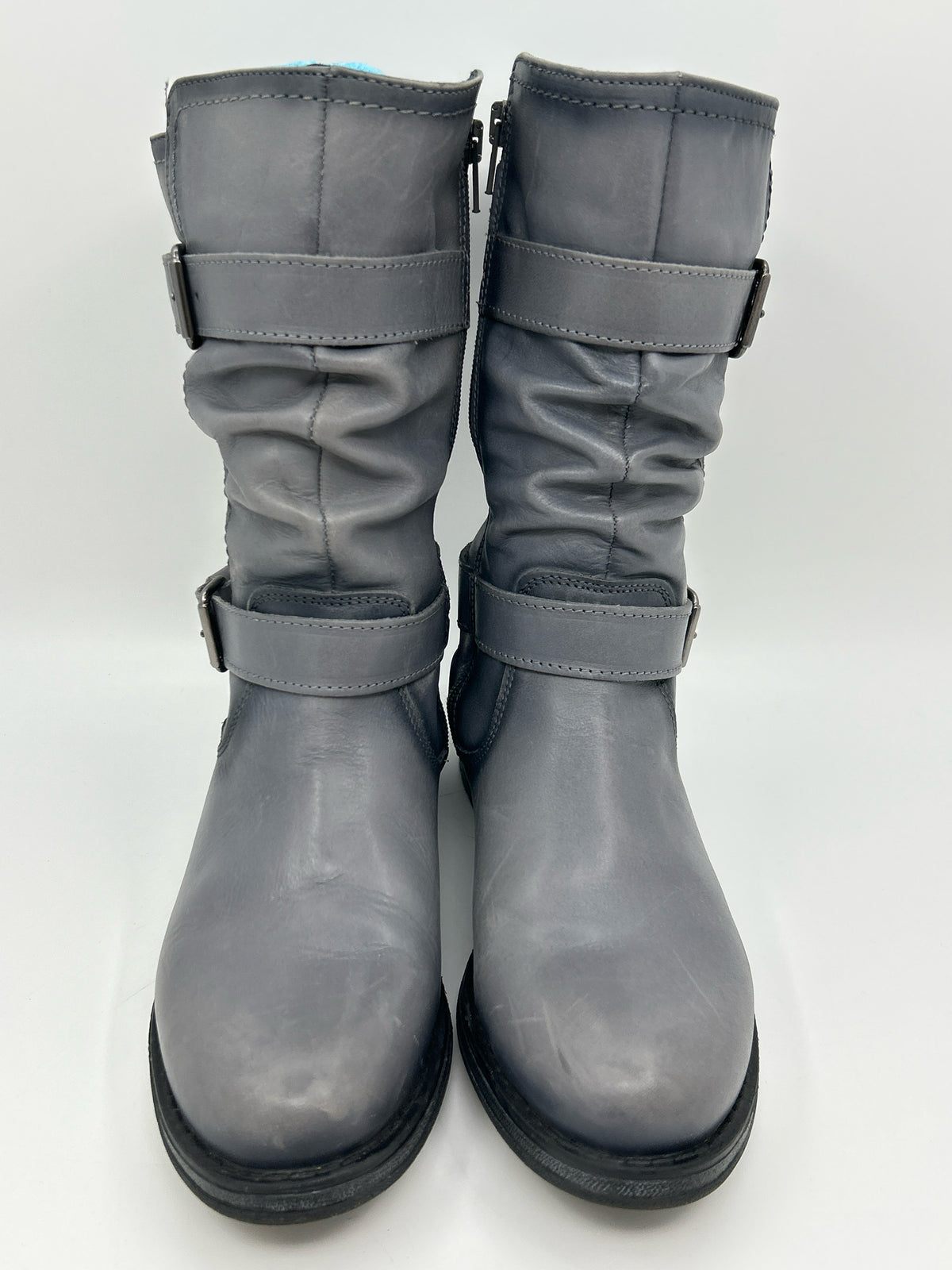 ERIC MICHAEL Size 39/9 Grey Women Boots