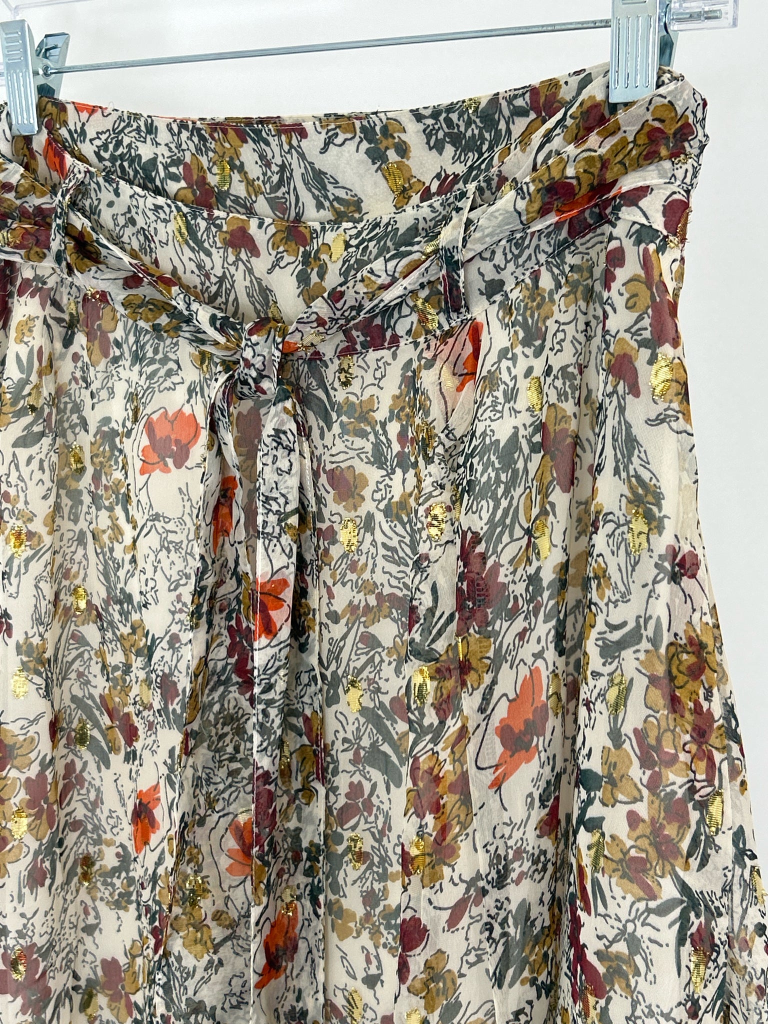 RAGA Size L MAROON PRINT Women Skirt