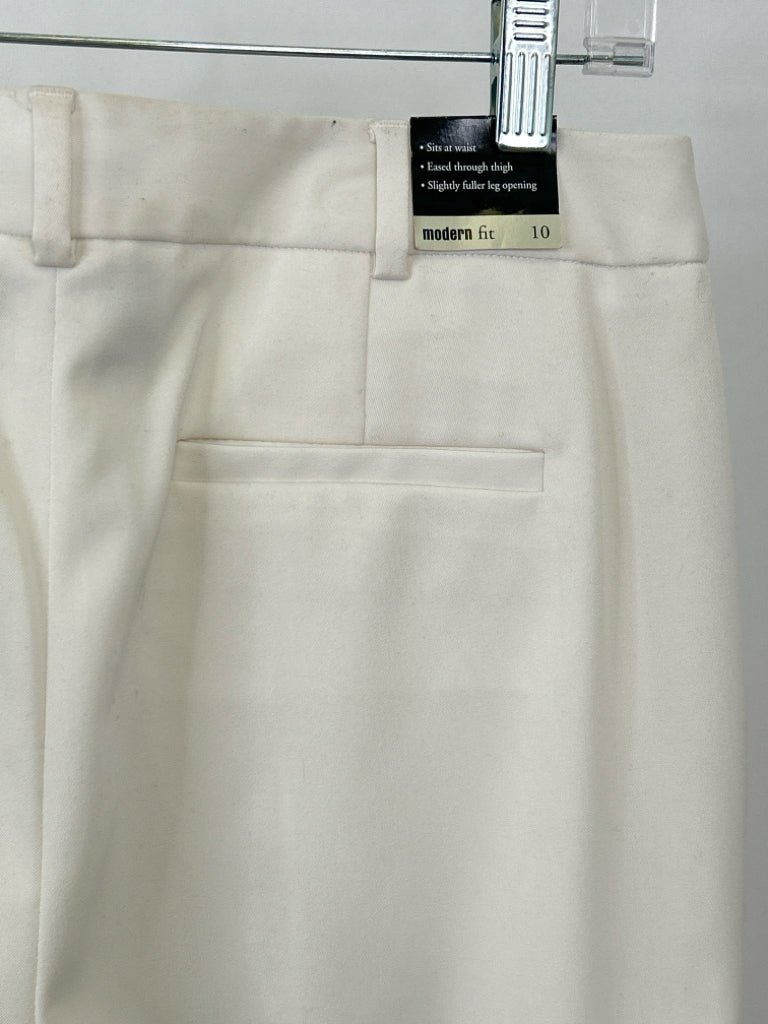 JONES NEW YORK Women Size 10 Ivory Pants