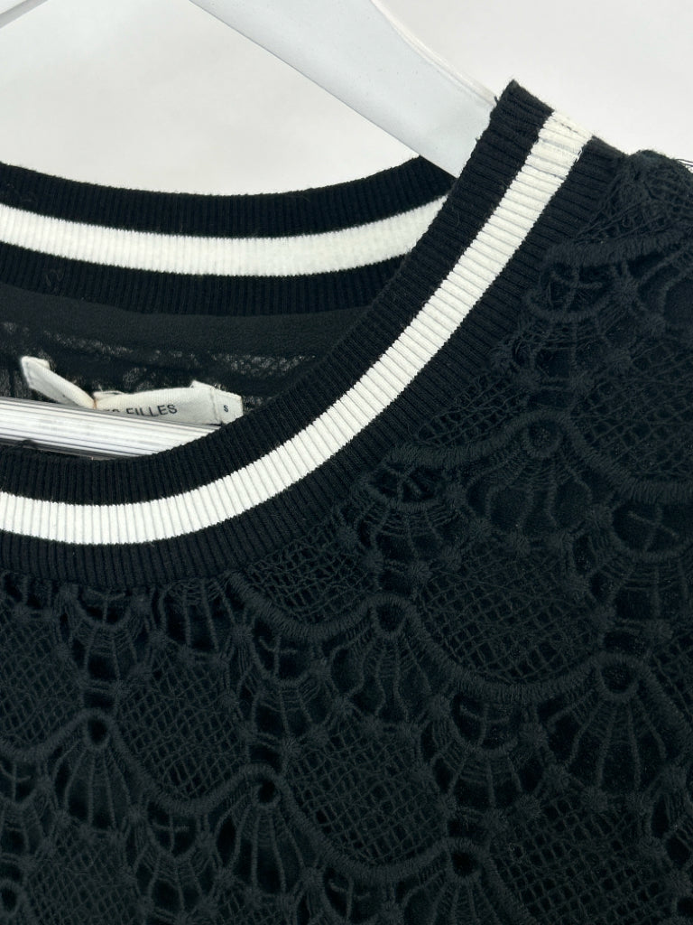 AVEC LES FILLES Size S Black Women's Top