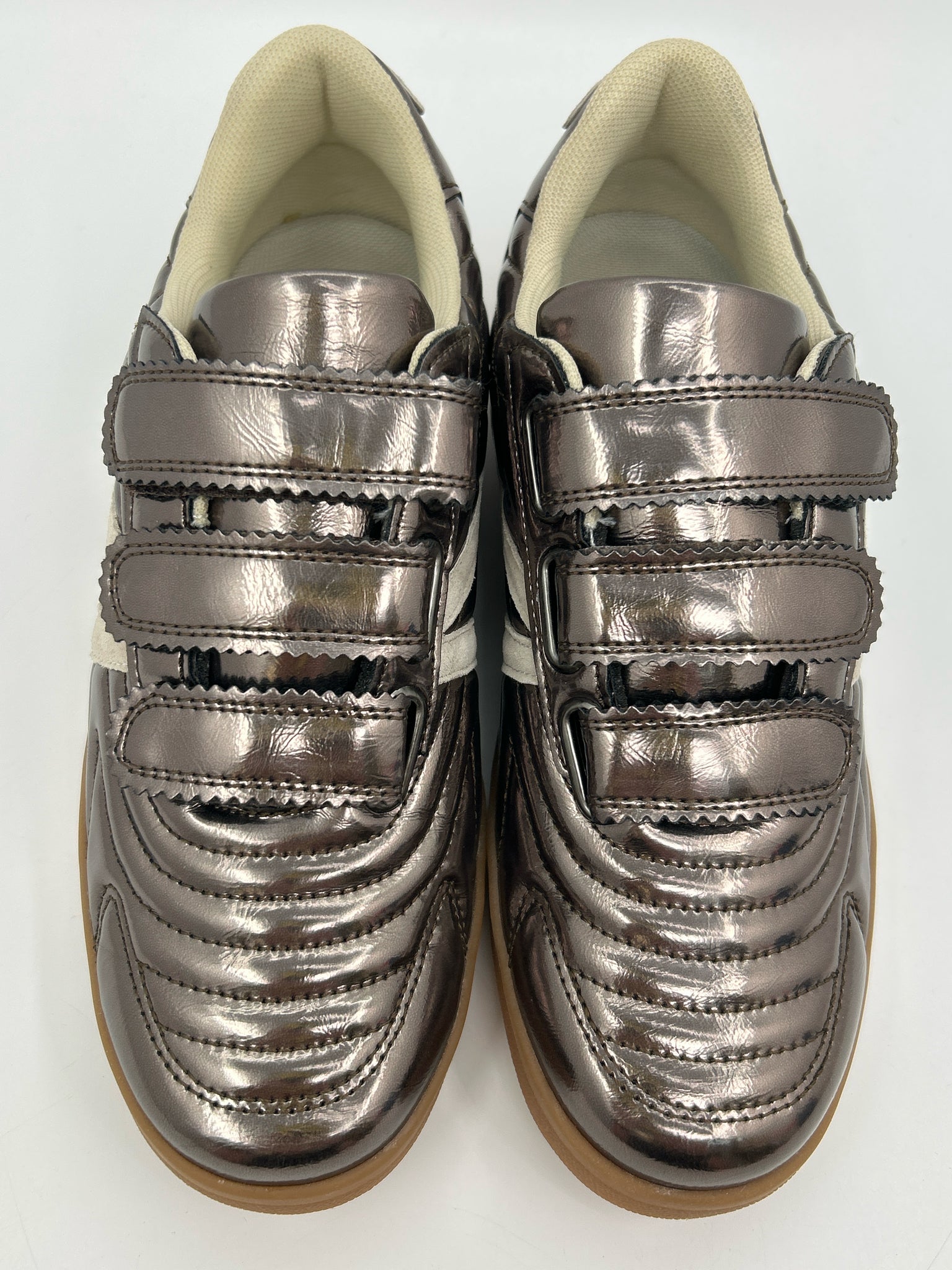 STEVE MADDEN Size 7M Pewter Women Sneakers
