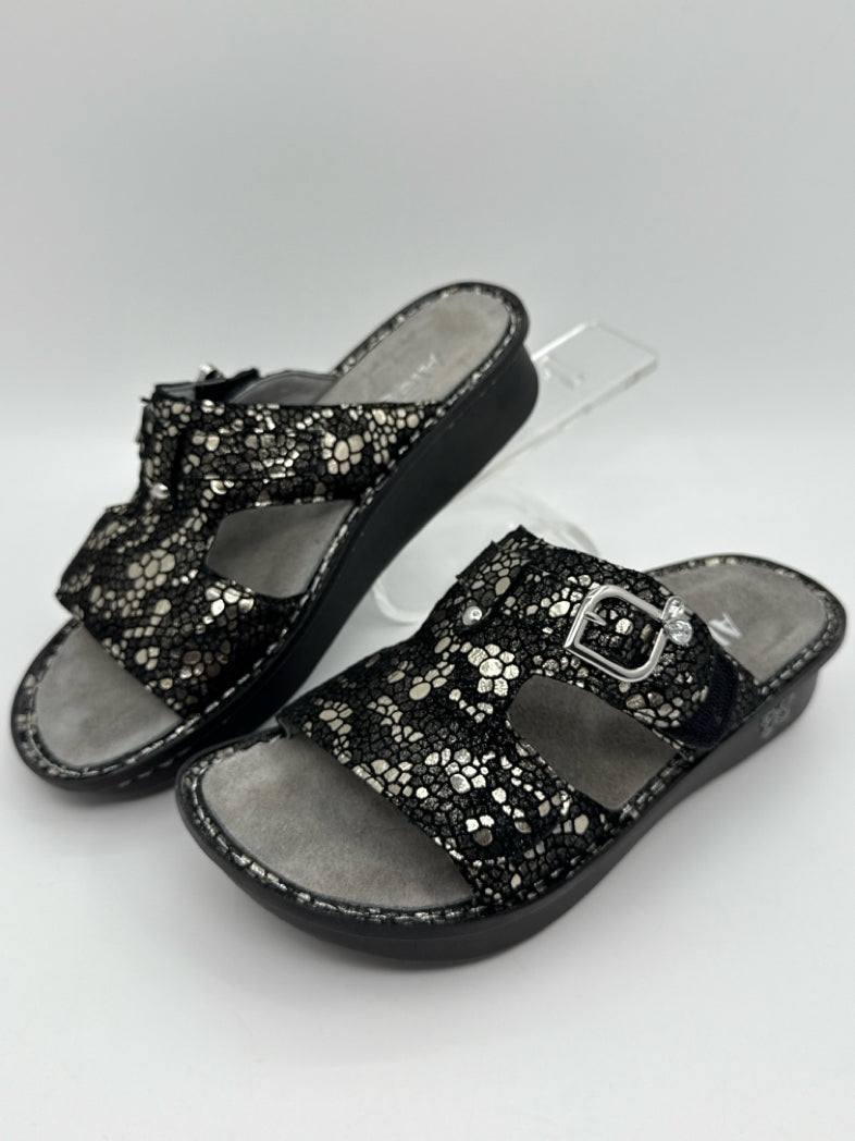 ALEGRIA Size 38 Black Sandal