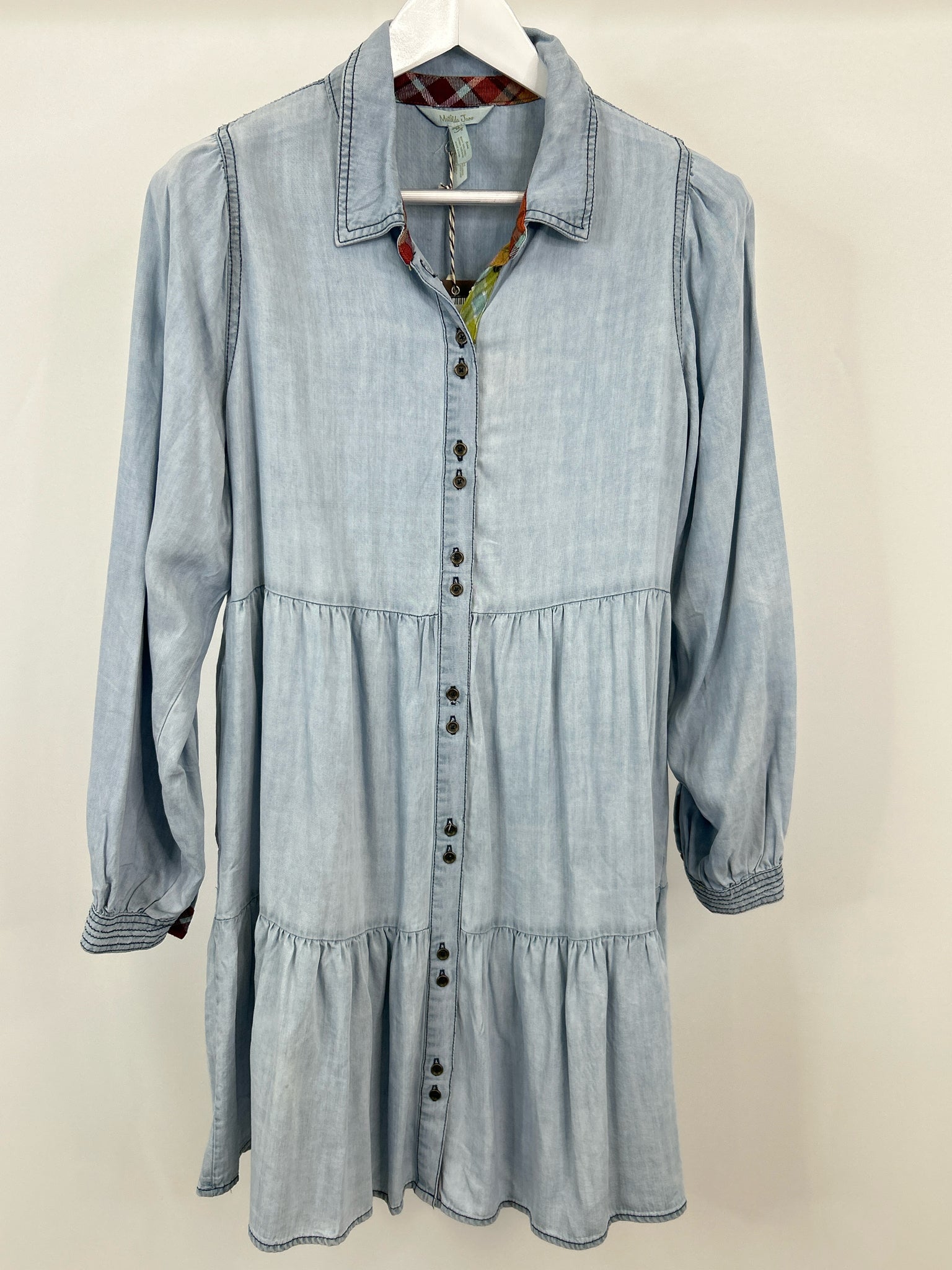 MATILDA JANE Size M CHAMBRAY Women Dress
